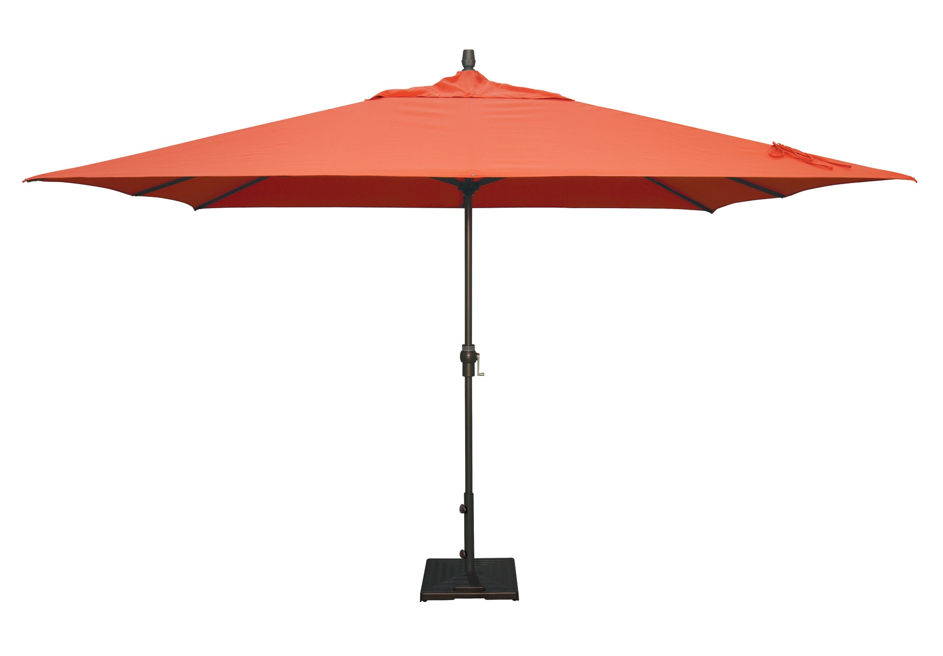 Treasure Garden Umbrella 8 x 11 Foot Rectangle Crank Lift Umbrella