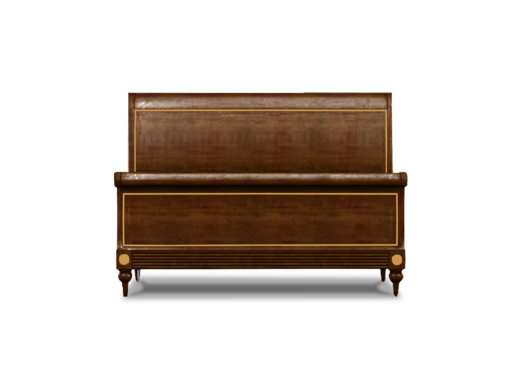 MicroD King Bed-Footboard-Wood Panels 5362-72