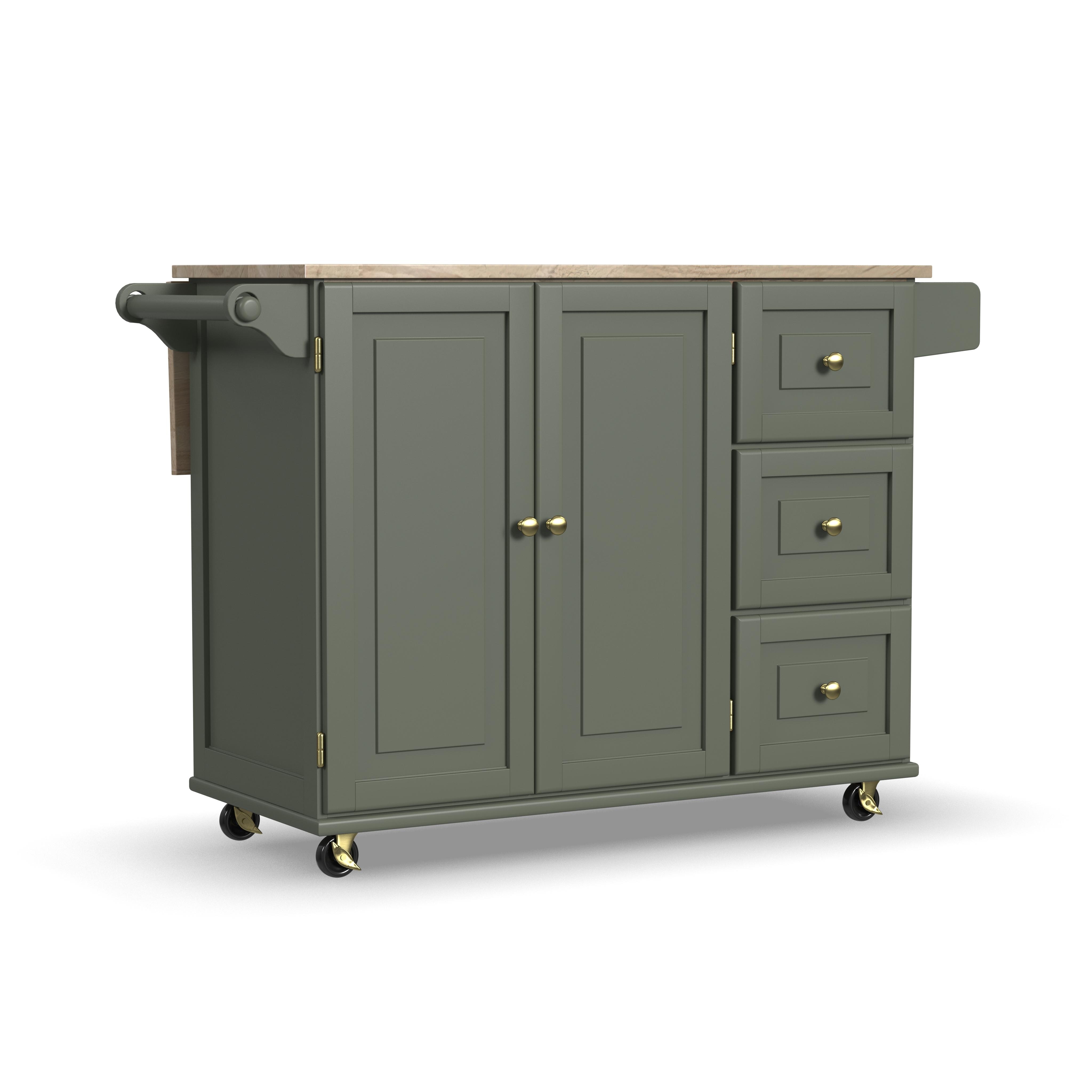 homestyles Drop Leaf Kitchen Cart 4502-95