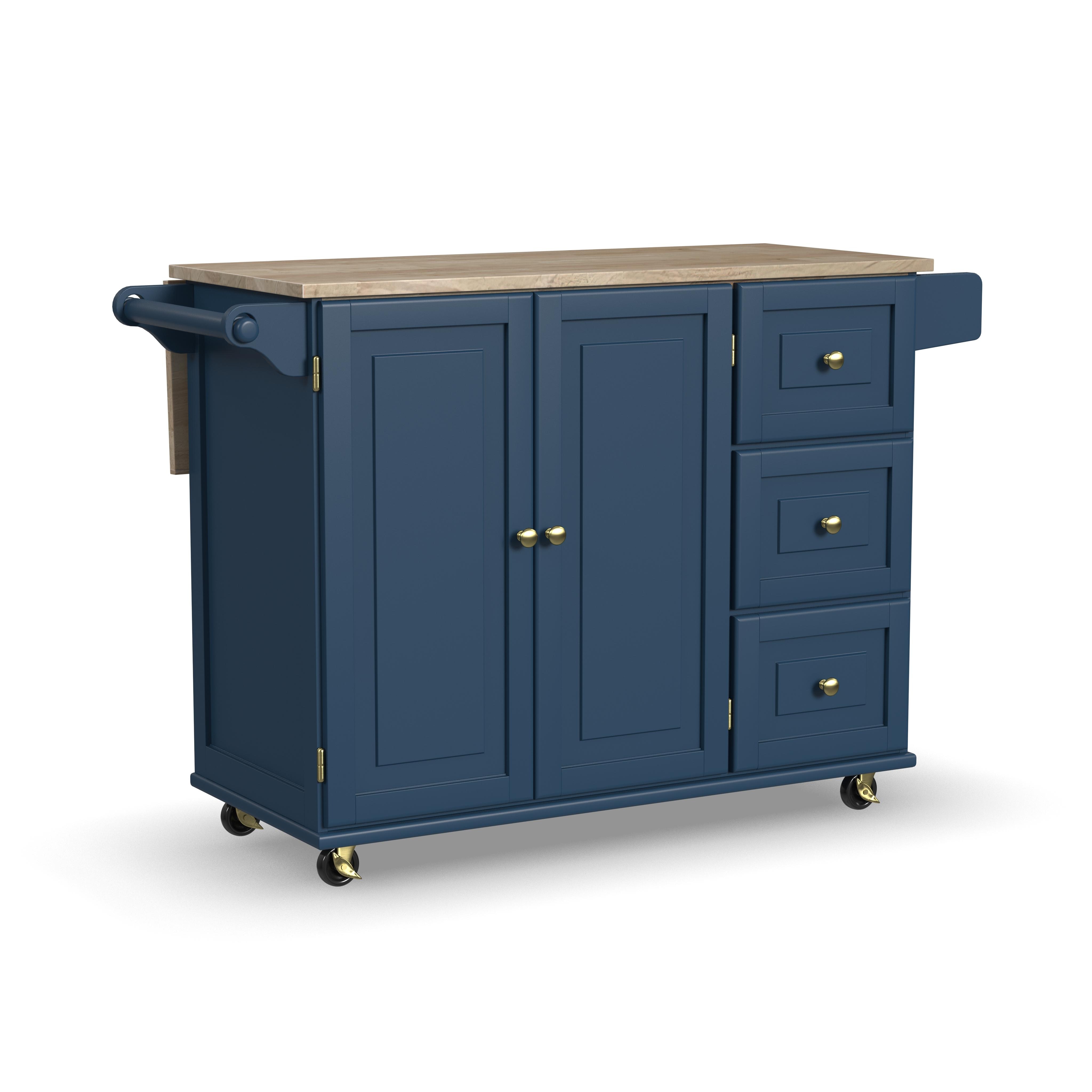 homestyles Drop Leaf Kitchen Cart 4504-95