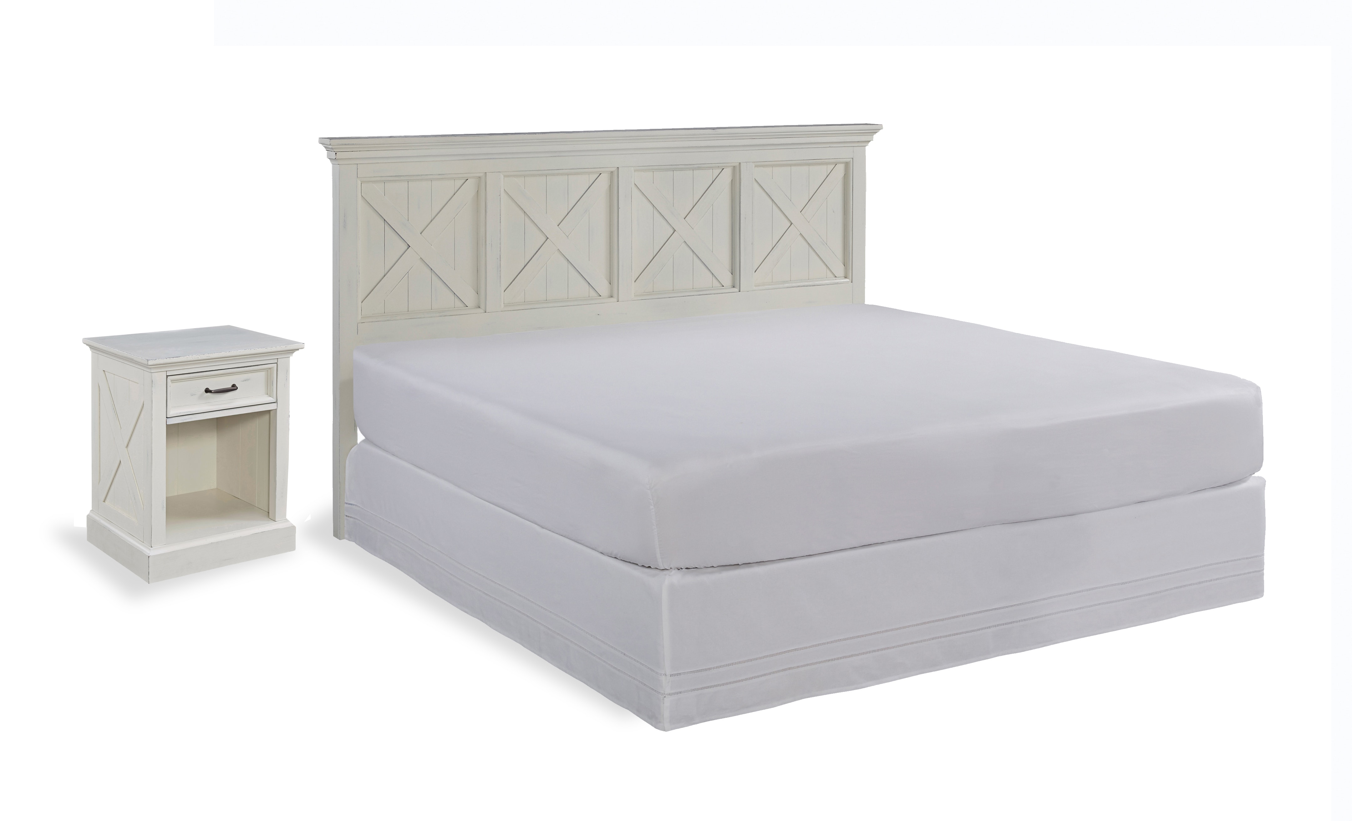 homestyles King Headboard and Nightstand 5523-6015