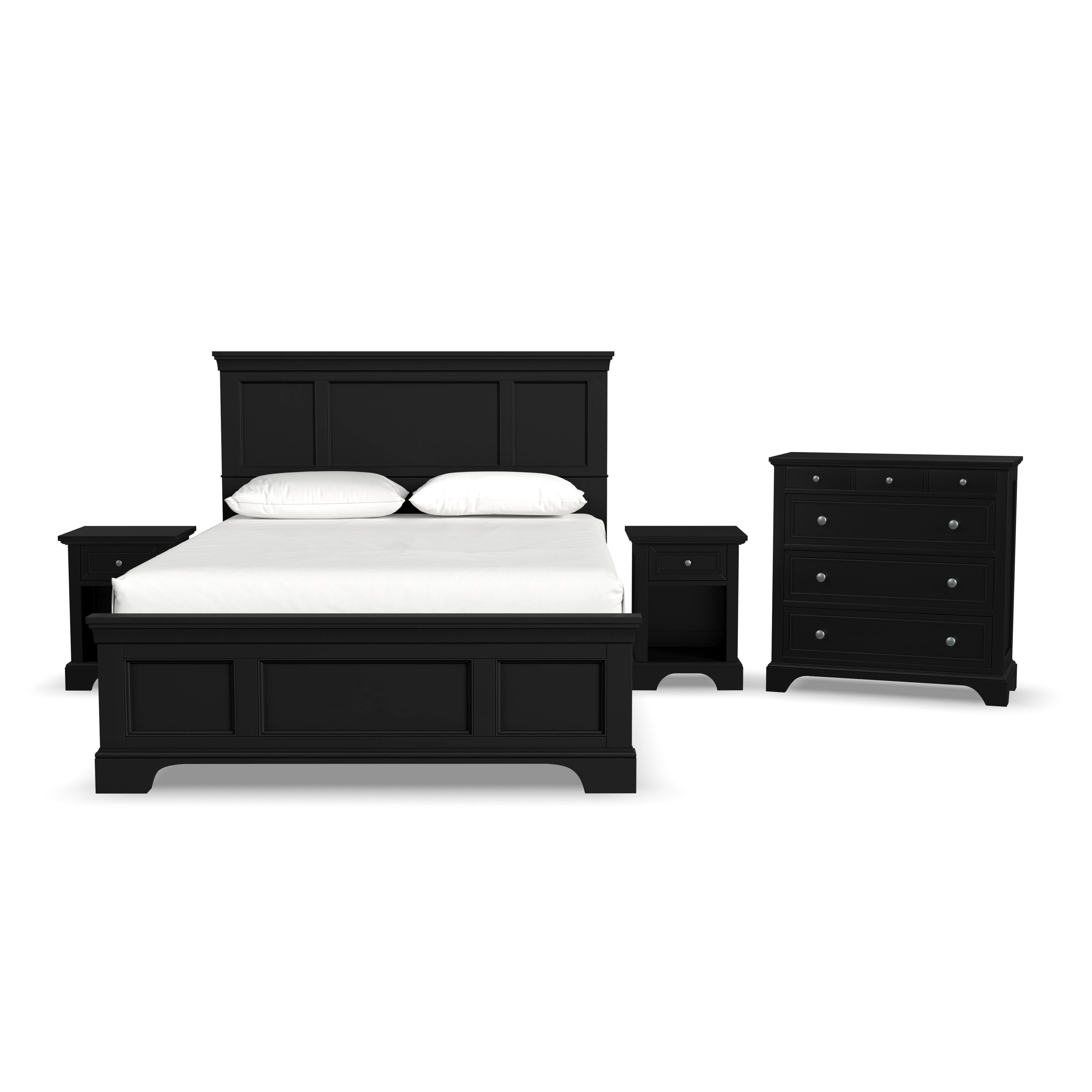 homestyles Queen Bed, Two Nightstands and Chest 5531-5016