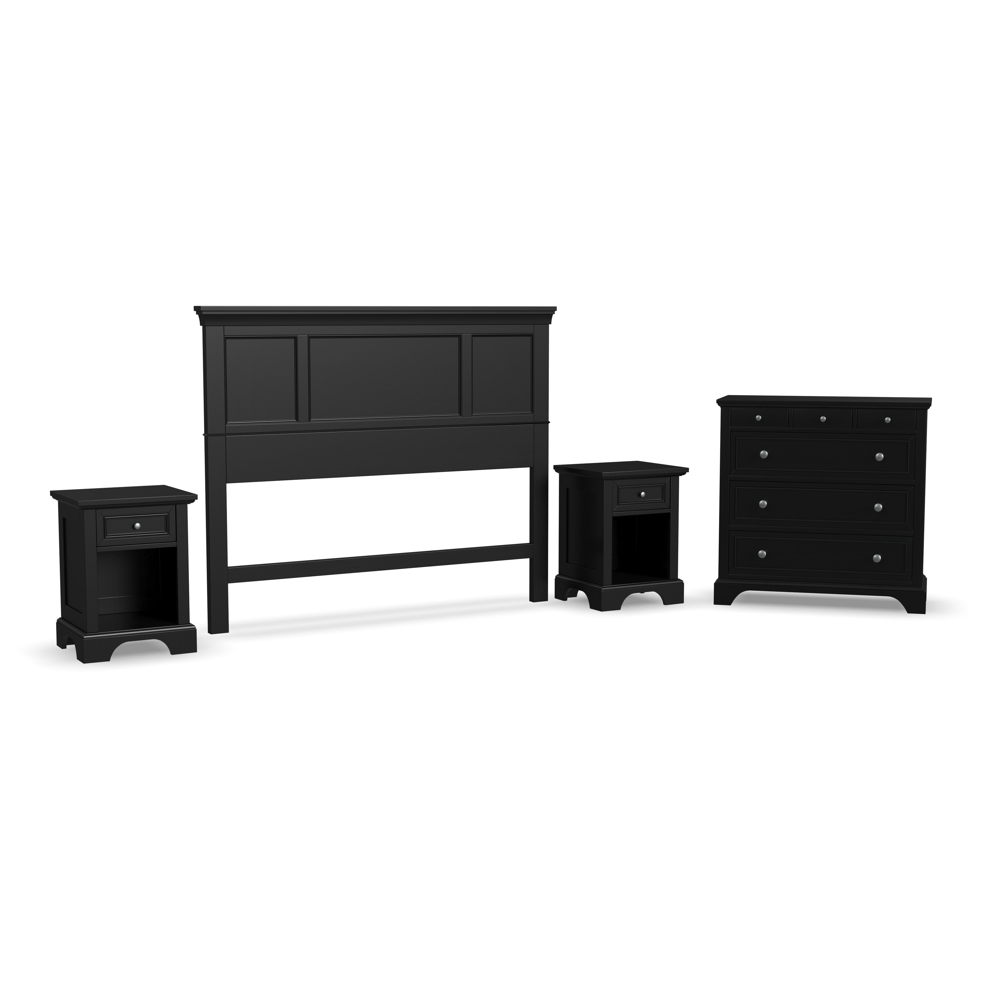 homestyles Queen Headboard, Two Nightstands and Chest 5531-5017