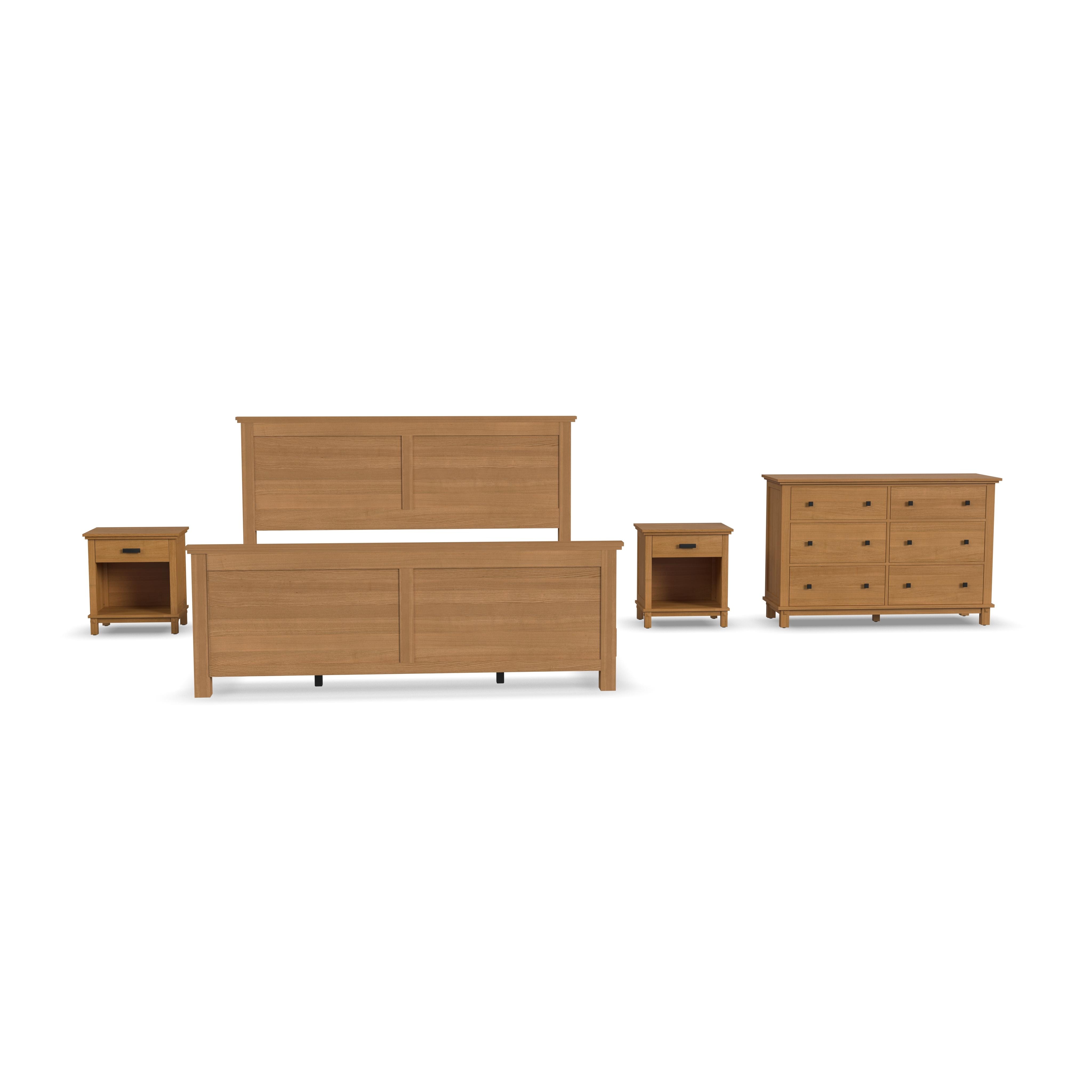 homestyles King Bed, Two Nightstands and Dresser 5910-6022C