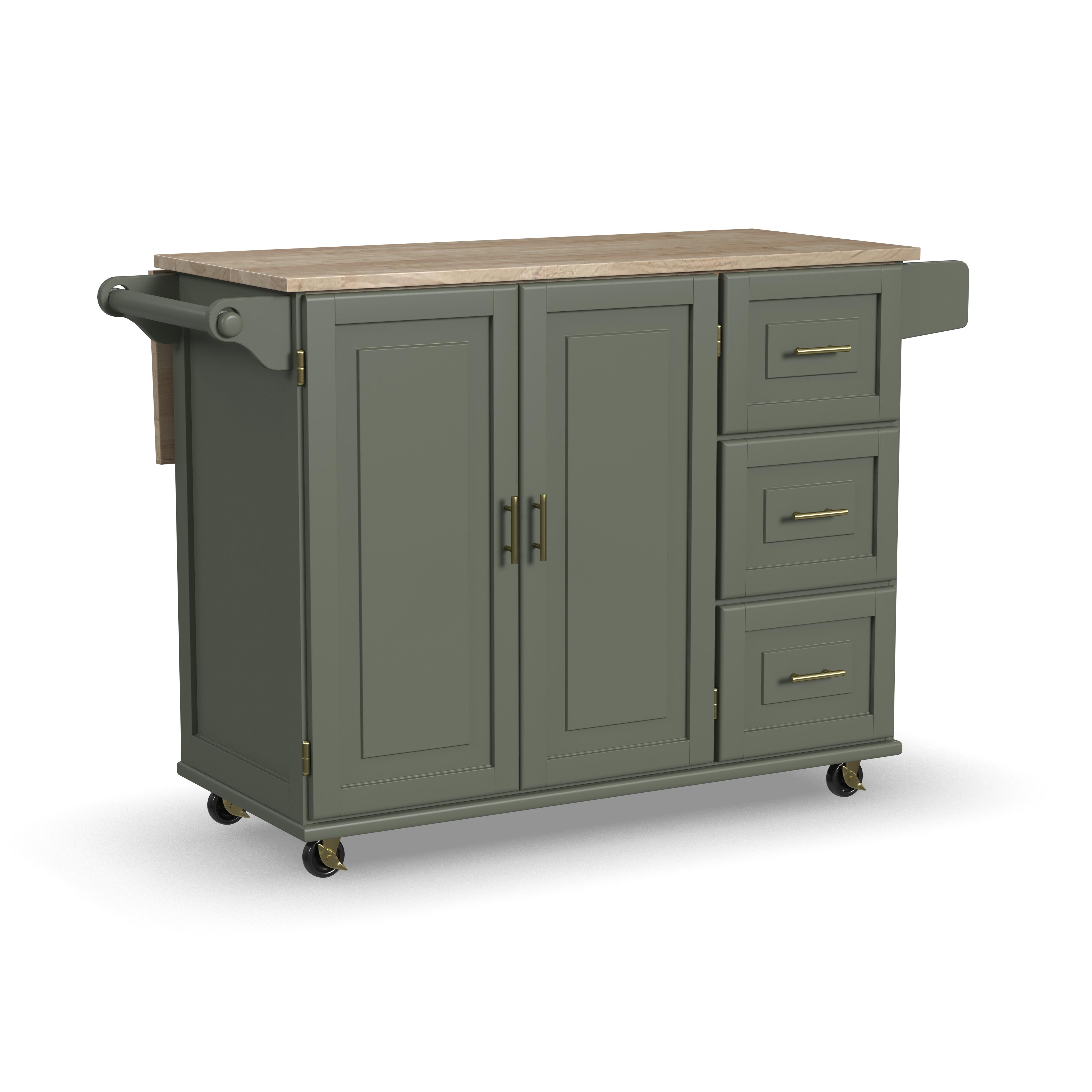 homestyles Drop Leaf Kitchen Cart 5980-95