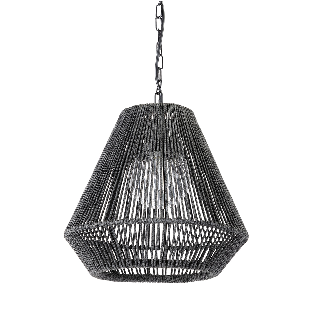 Palecek TANNER OUTDOOR PENDANT TAPERED BLACK 2047-79