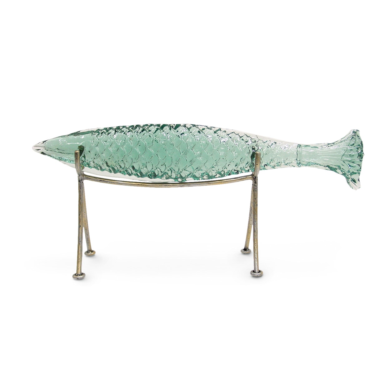 Palecek GLASS SAKANA FISH ON STAND MEDIUM 2083-79