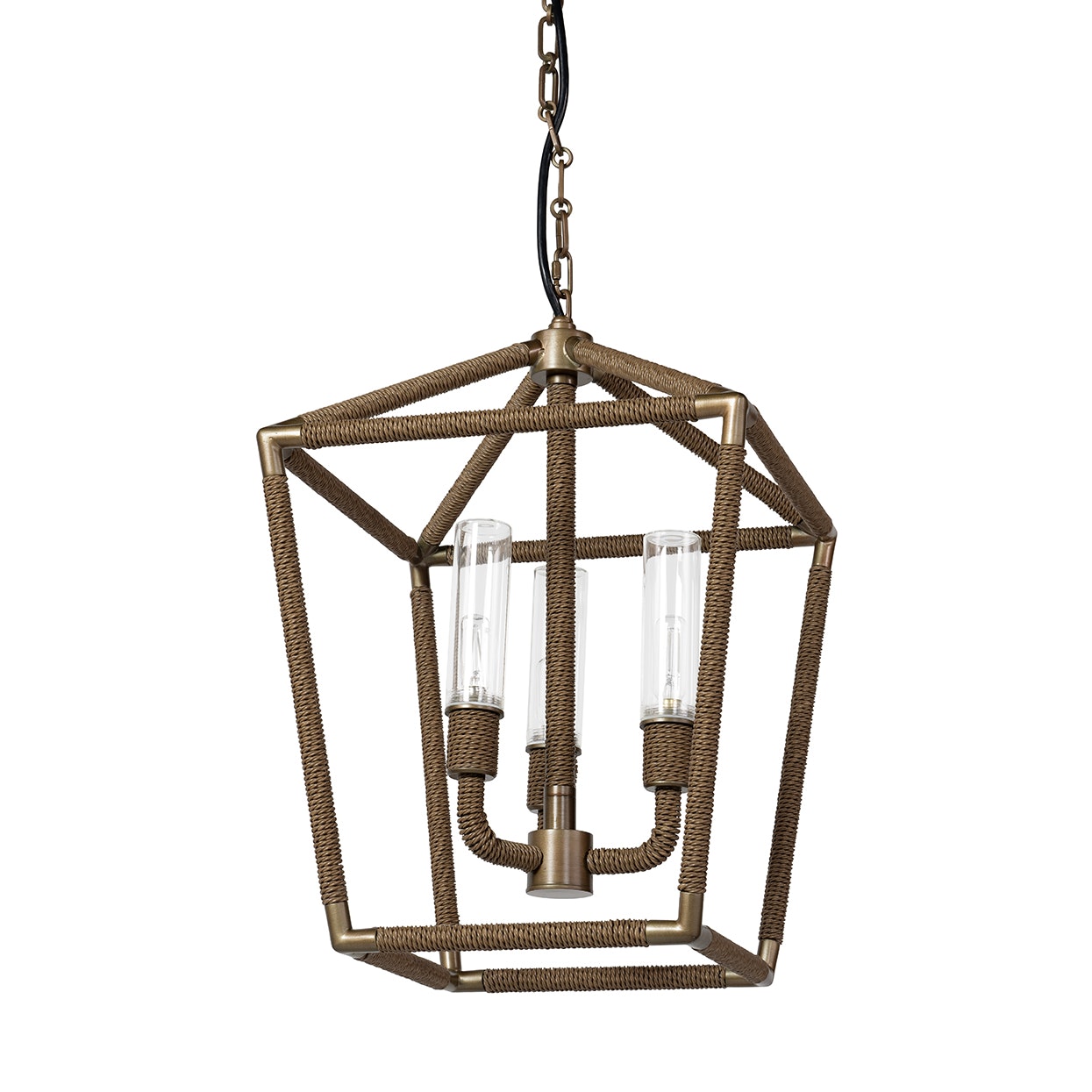 Palecek HOLLISTER OUTDOOR CHANDELIER, SMALL, NATURAL 2148-79