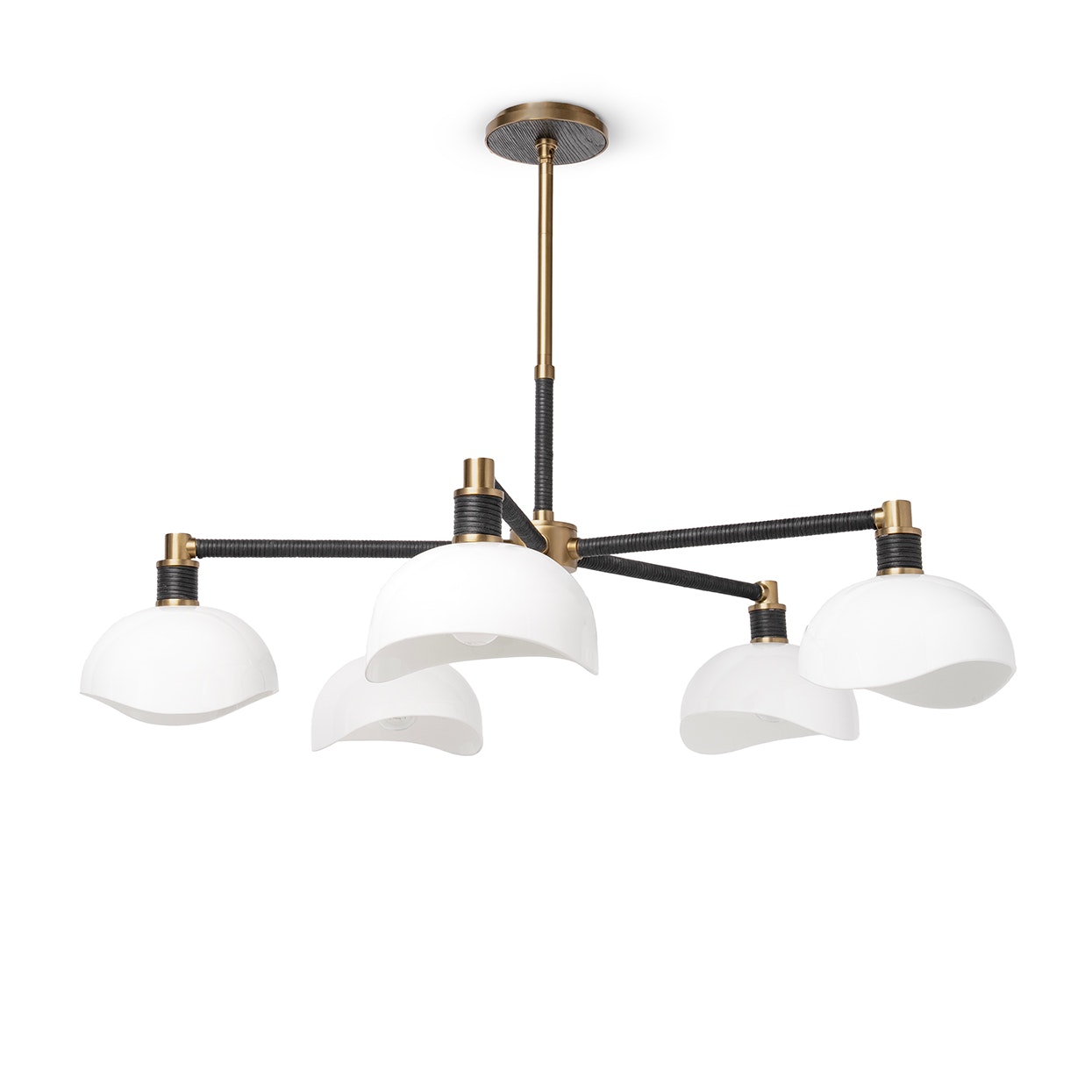 Palecek BROOKLYN CHANDELIER LARGE, BLACK 2195-79