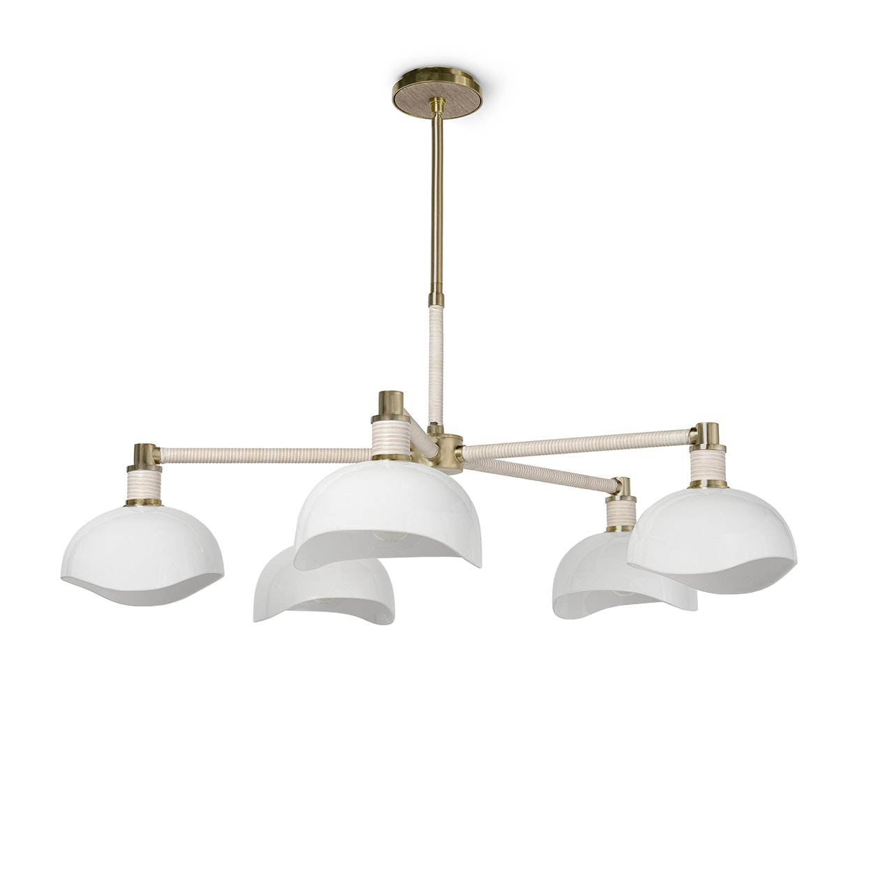 Palecek BROOKLYN CHANDELIER LARGE, OAK 2195-96