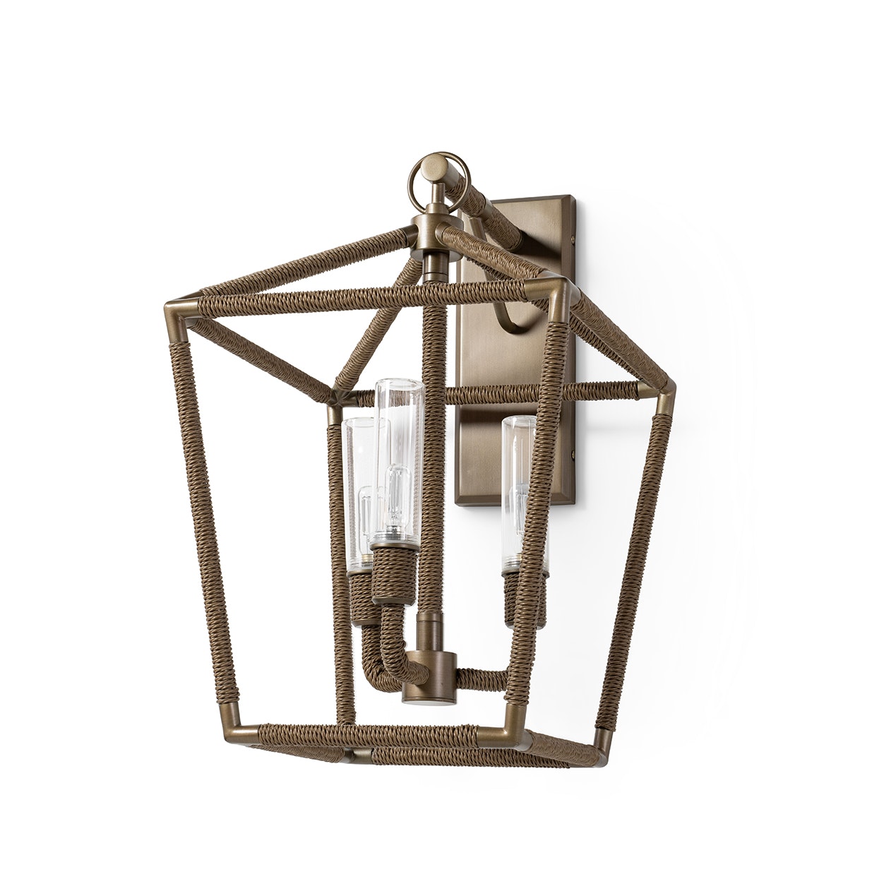 Palecek HOLLISTER OUTDOOR SCONCE, LARGE, NATURAL 2196-79