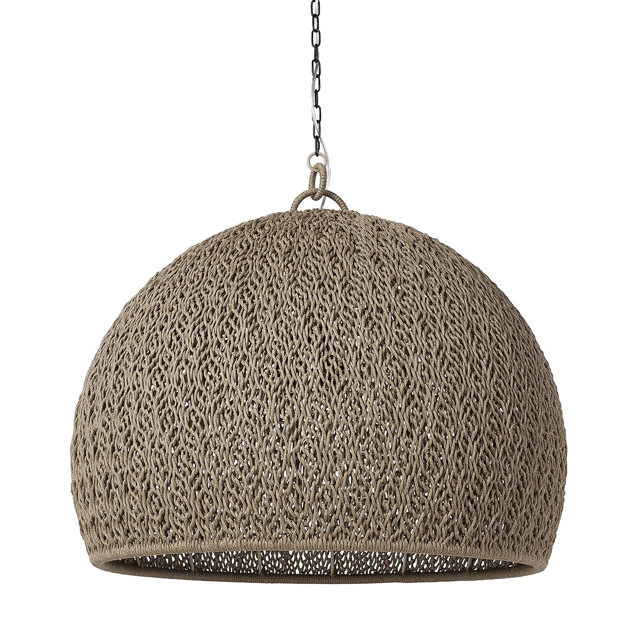 Palecek JENSON OUTDOOR CHANDELIER, LARGE, BROWN 2197-30
