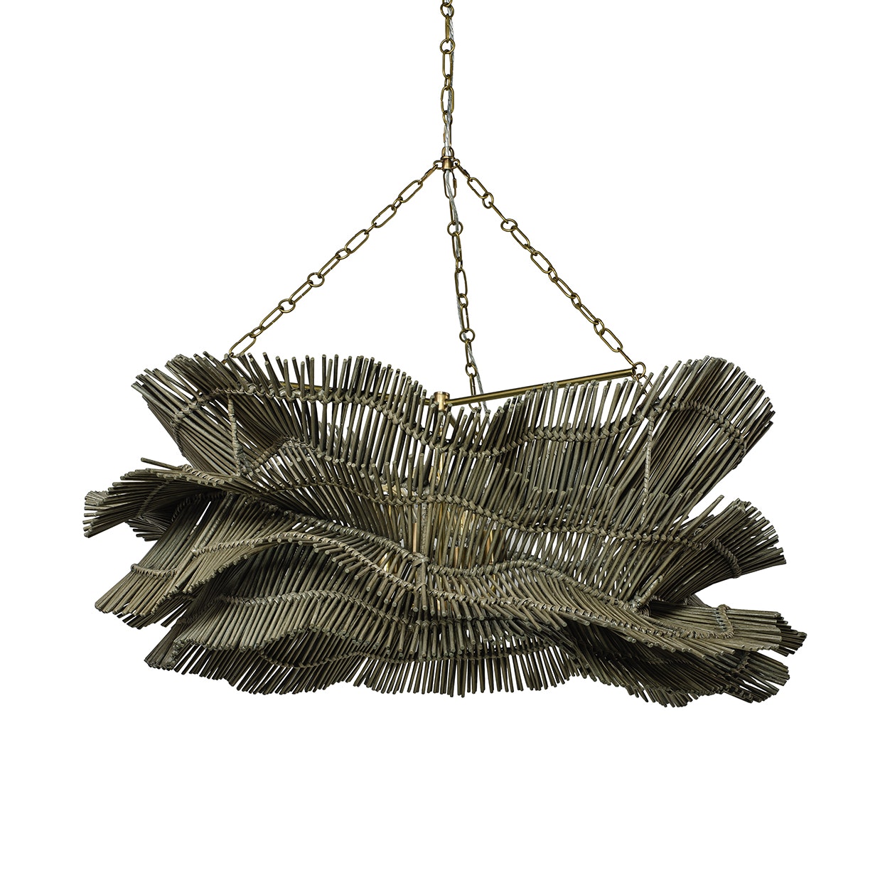 Palecek MIRAMAR CHANDELIER, GREY 2237-79