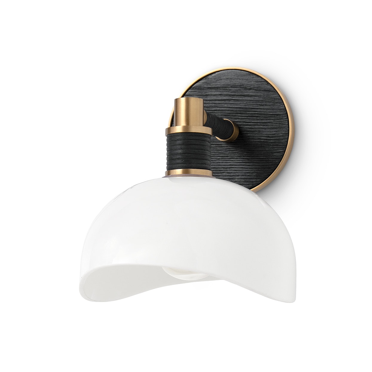 Palecek BROOKLYN SCONCE, BLACK 2267-79