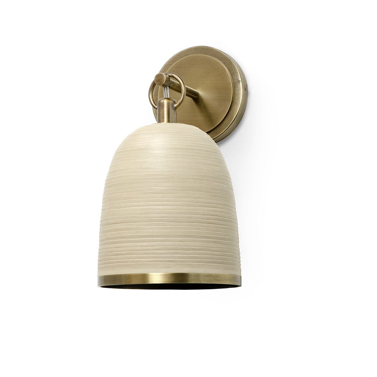 Palecek RIVOLI LEATHER SCONCE, SAND 2281-79