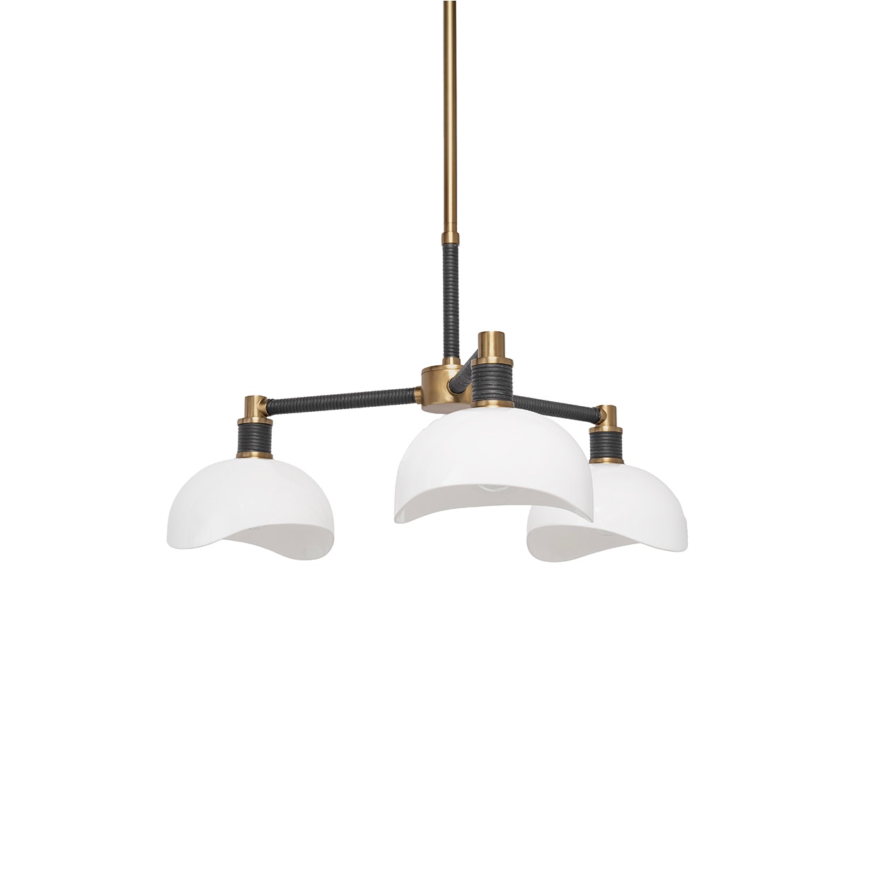 Palecek BROOKLYN CHANDELIER SMALL, BLACK 2316-79