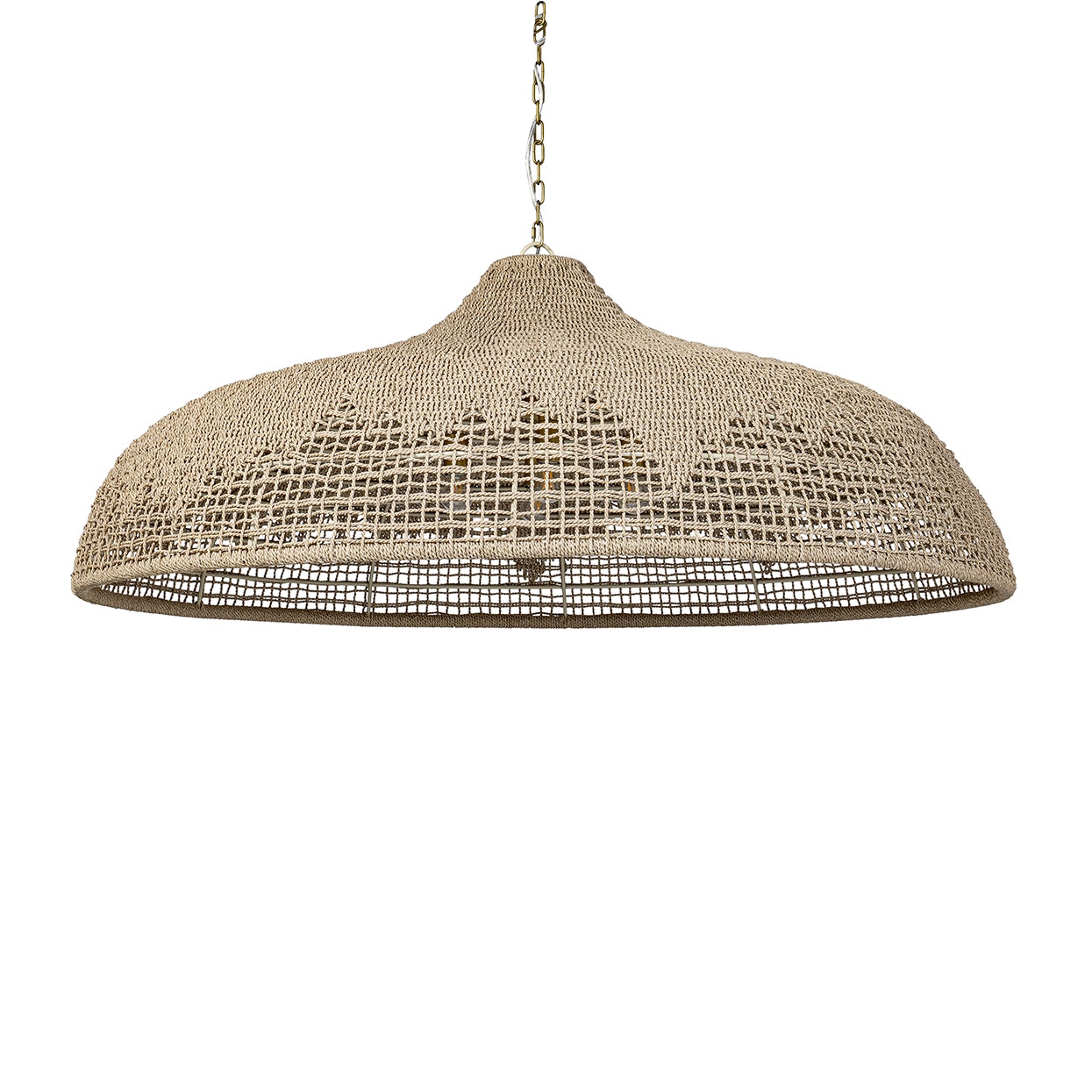 Palecek WESTERLY OUTDOOR CHANDELIER 54", NATURAL 2340-79
