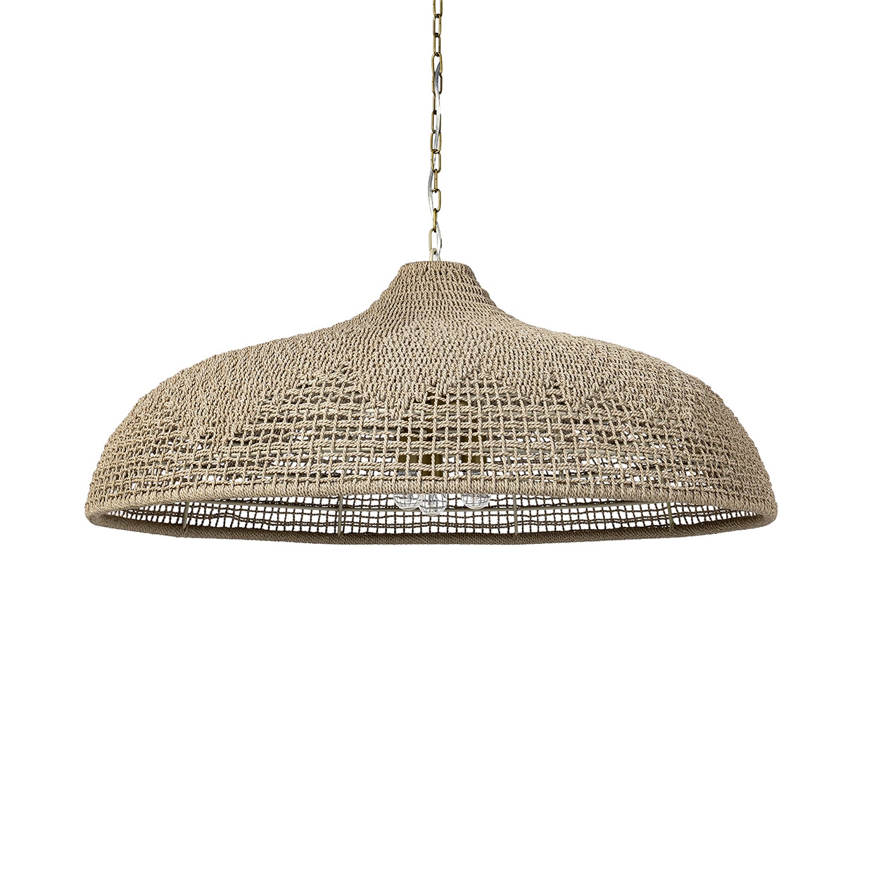 Palecek WESTERLY OUTDOOR CHANDELIER 42", NATURAL 2365-79