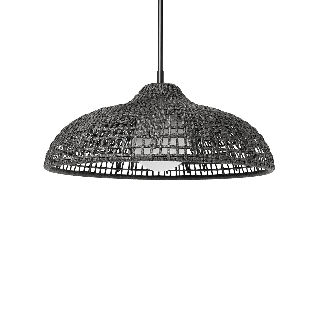 Palecek WESTERLY OUTDOOR PENDANT 30", CHARCOAL 2384-31
