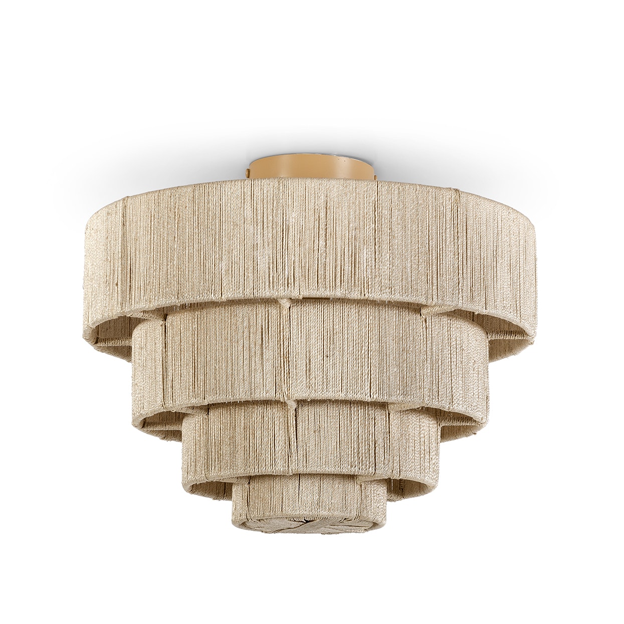 Palecek EVERLY SEMI FLUSH MOUNT, NATURAL 2432-79
