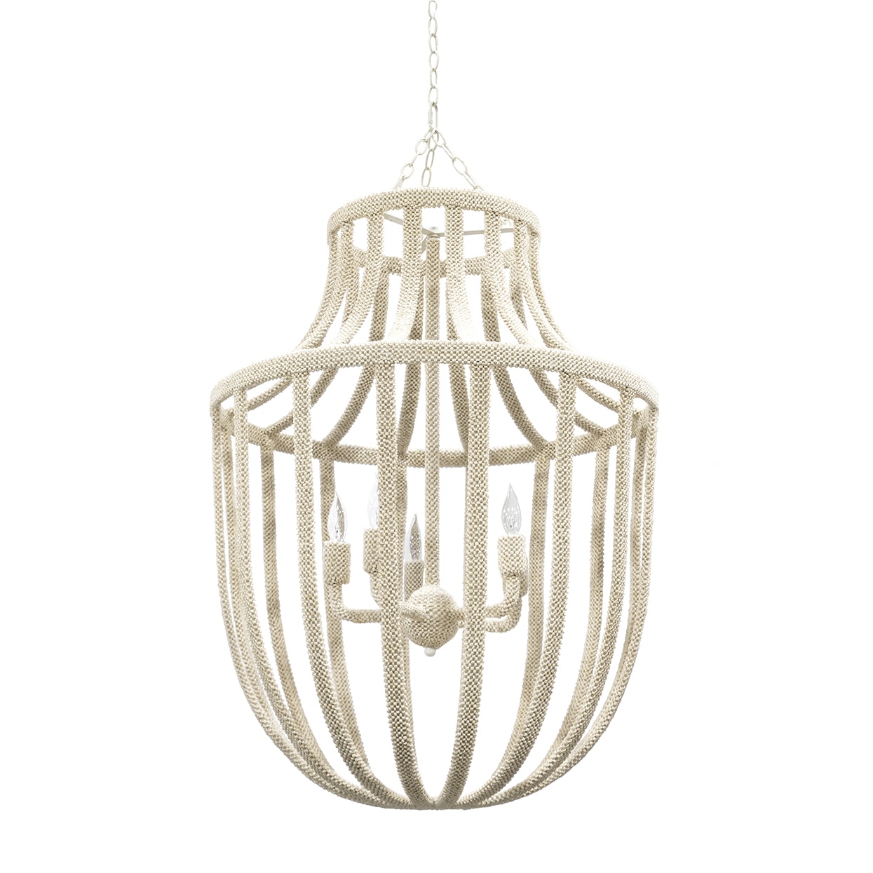 Palecek PALOMA COCO CHANDELIER WHITE 2469-79