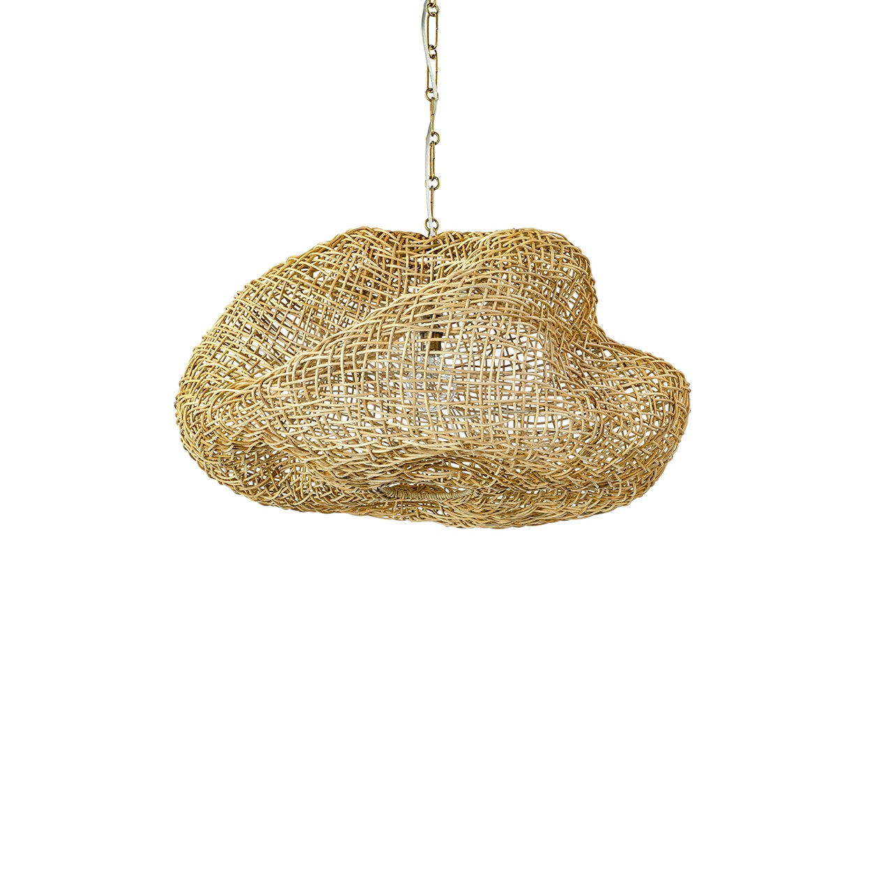 Palecek ANDORRA WICKER PENDANT, SMALL NATURAL 2736-79