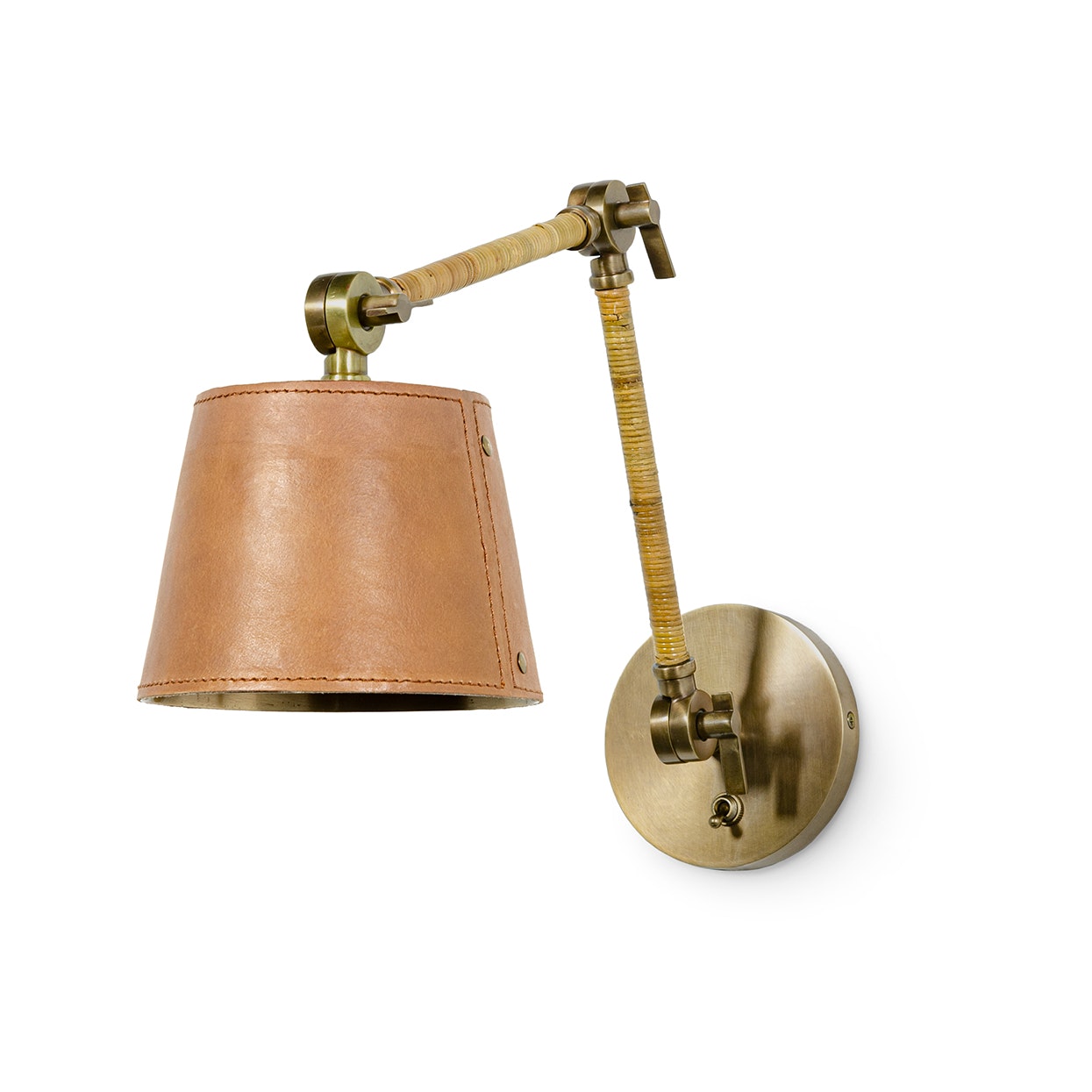 Palecek HENDRICK ARTICULATING SCONCE, COGNAC 2741-79