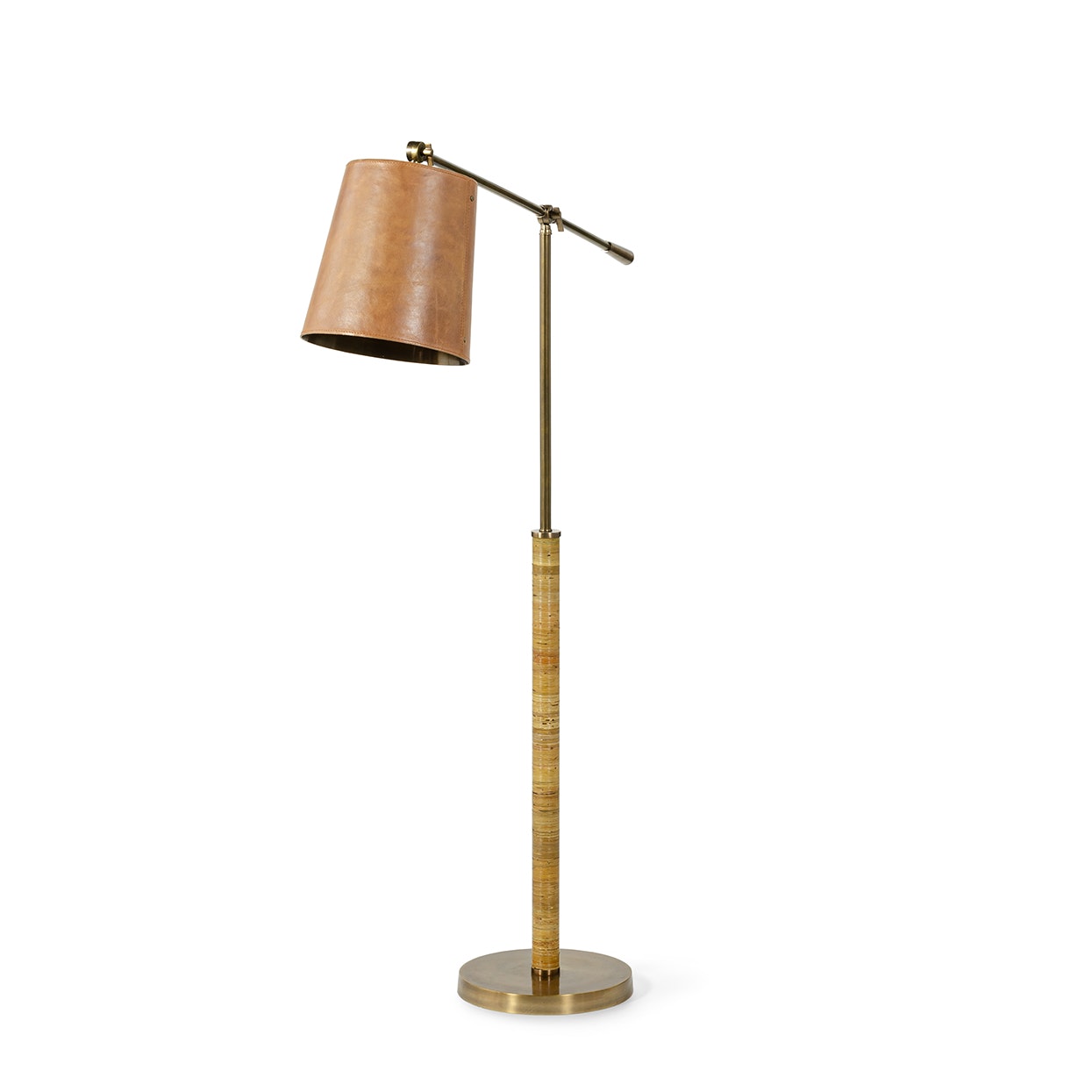 Palecek HENDRICK FLOOR LAMP, COGNAC 2743-79