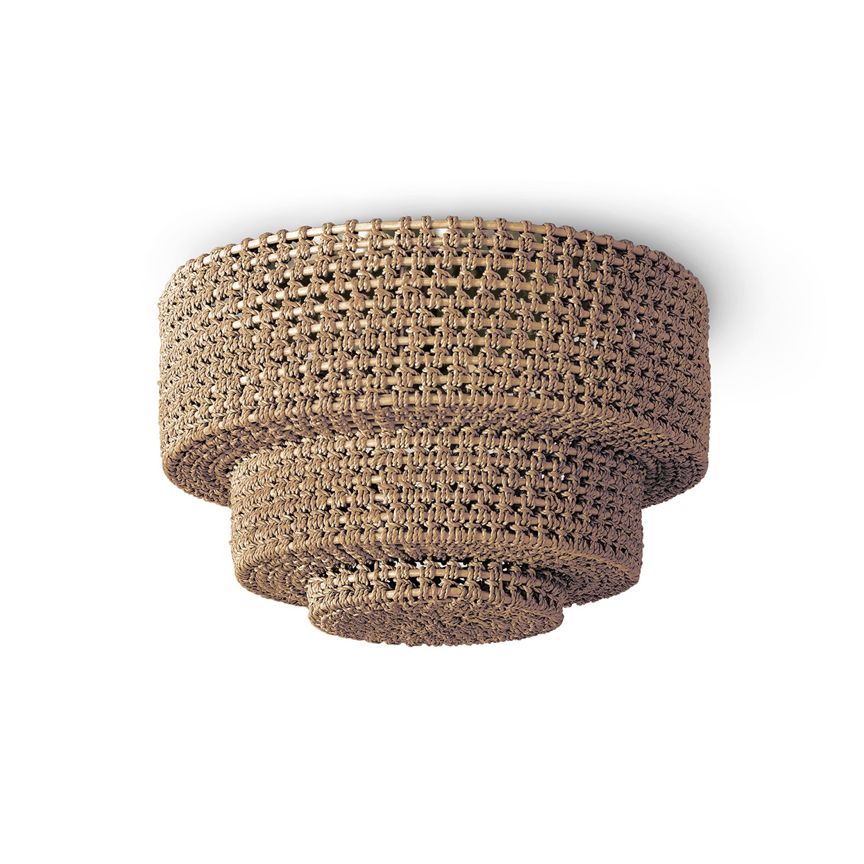 Palecek VERANDA FLUSH MOUNT NATURAL BRONZE 2766-10