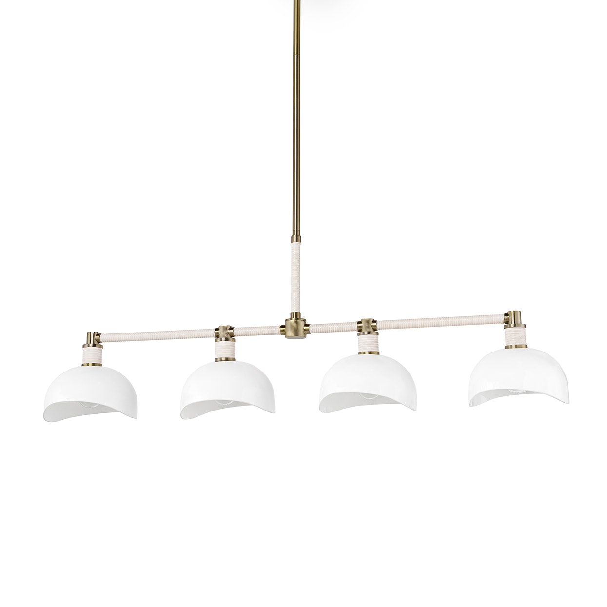 Palecek BROOKLYN CHANDELIER, LONG, OAK 2874-96