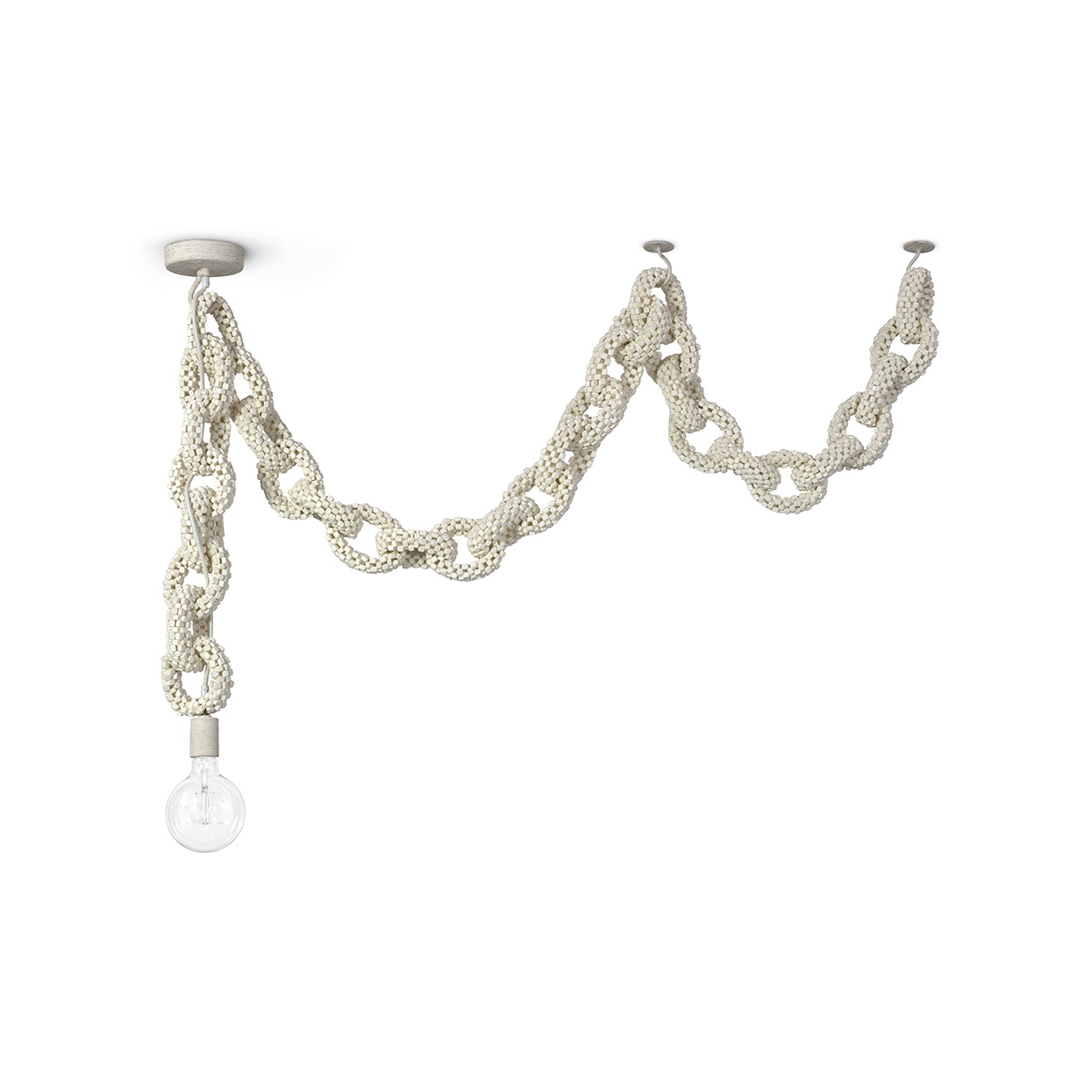 Palecek COCO CHAIN LINK SWAG PENDANT 2949-79