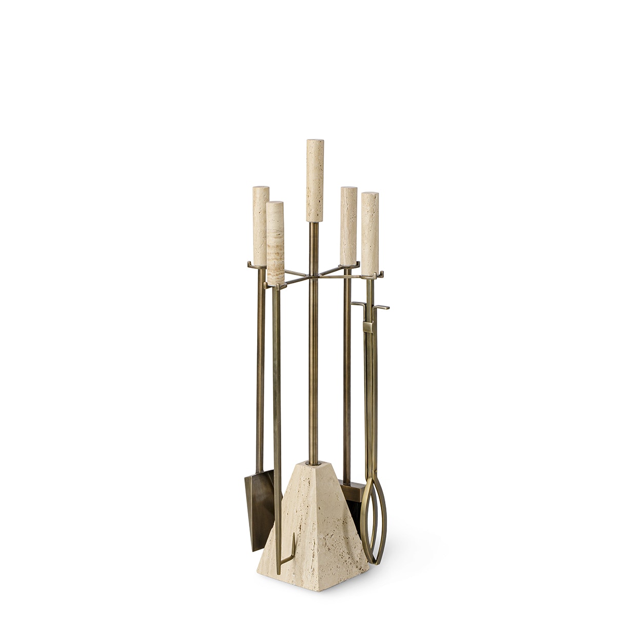 Palecek CORDELL TRAVERTINE FIREPLACE TOOLS 5711-79