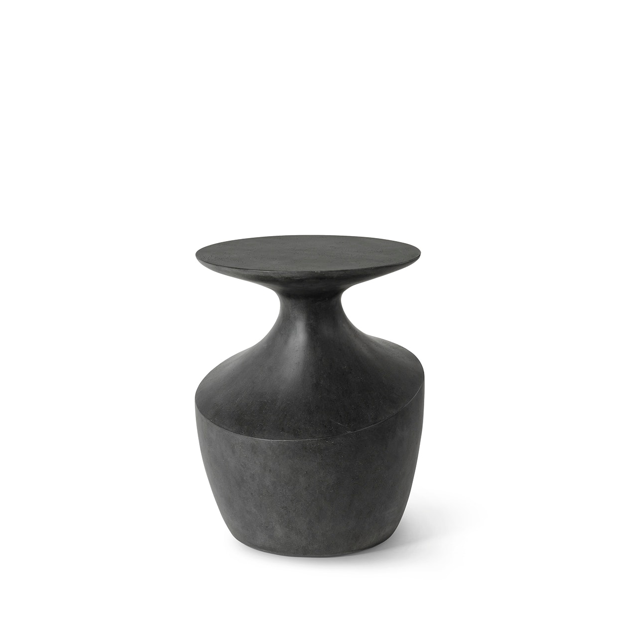 Palecek CHELSEA OUTDOOR SIDE TABLE SHORT, CHARCOAL 6169-31