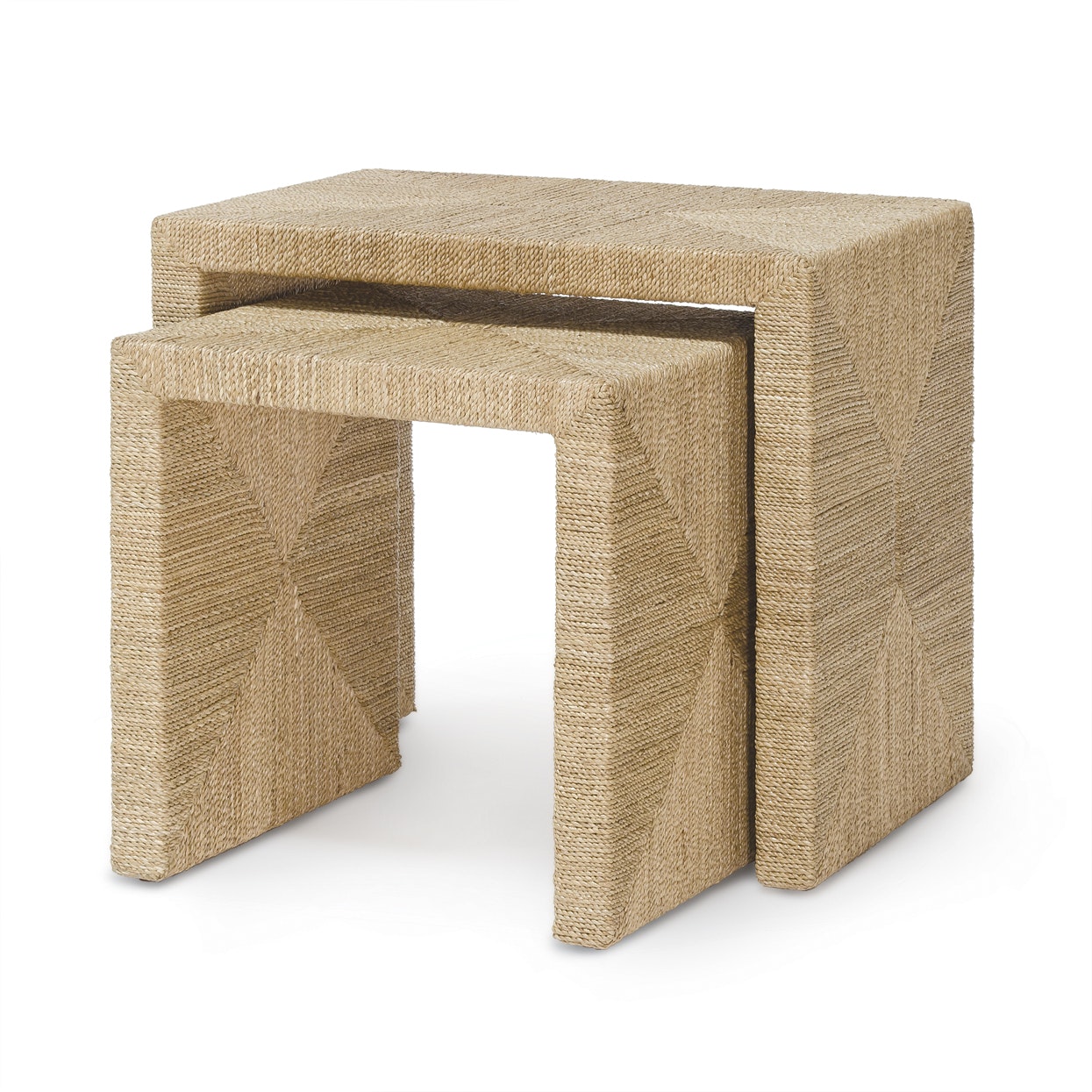 Palecek WOODSIDE NESTING TABLE SET OF 2, NATURAL 6441-19
