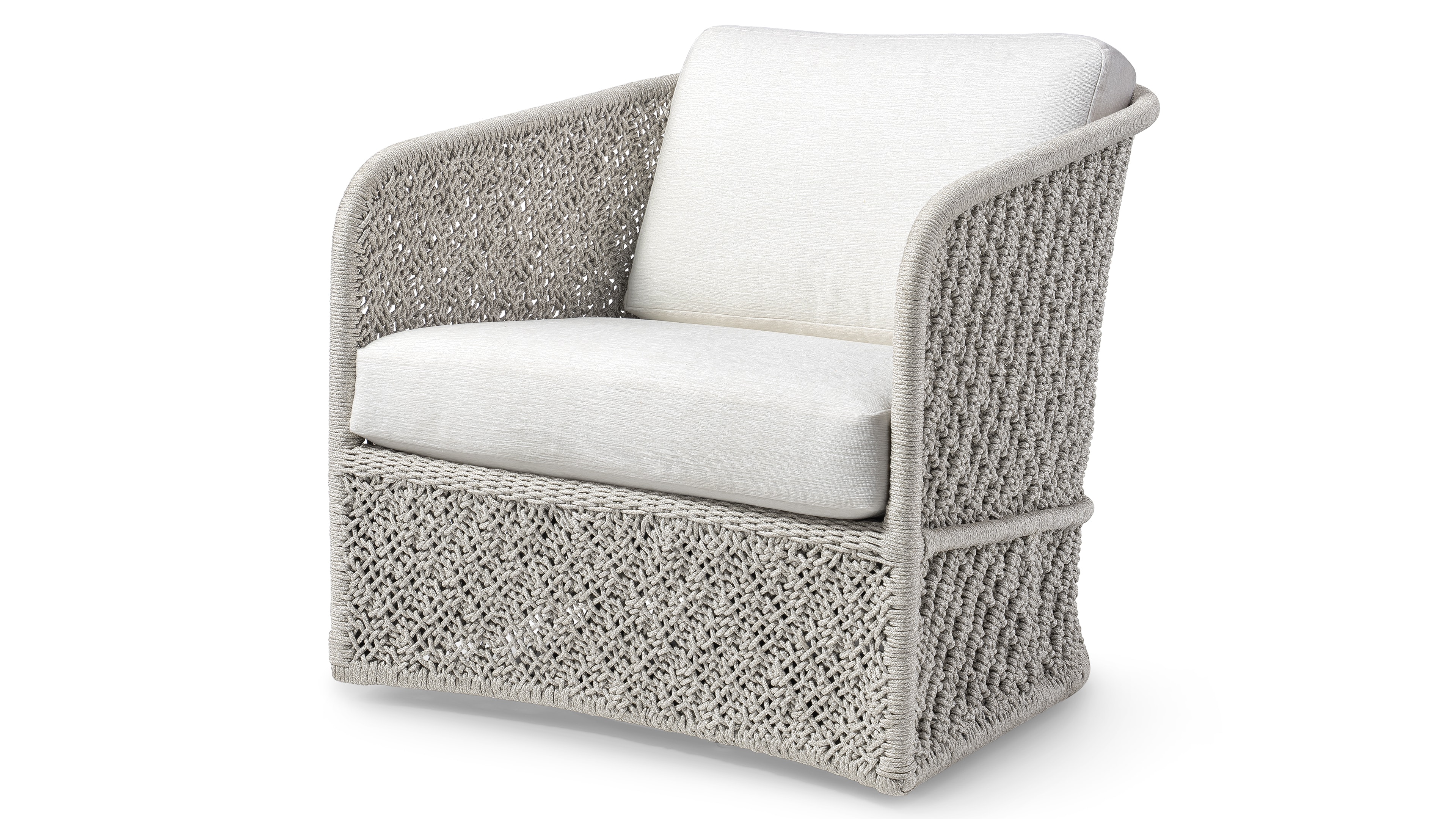 Palecek JENSON OUTDOOR SWIVEL LOUNGE CHAIR, GREY 7009-40