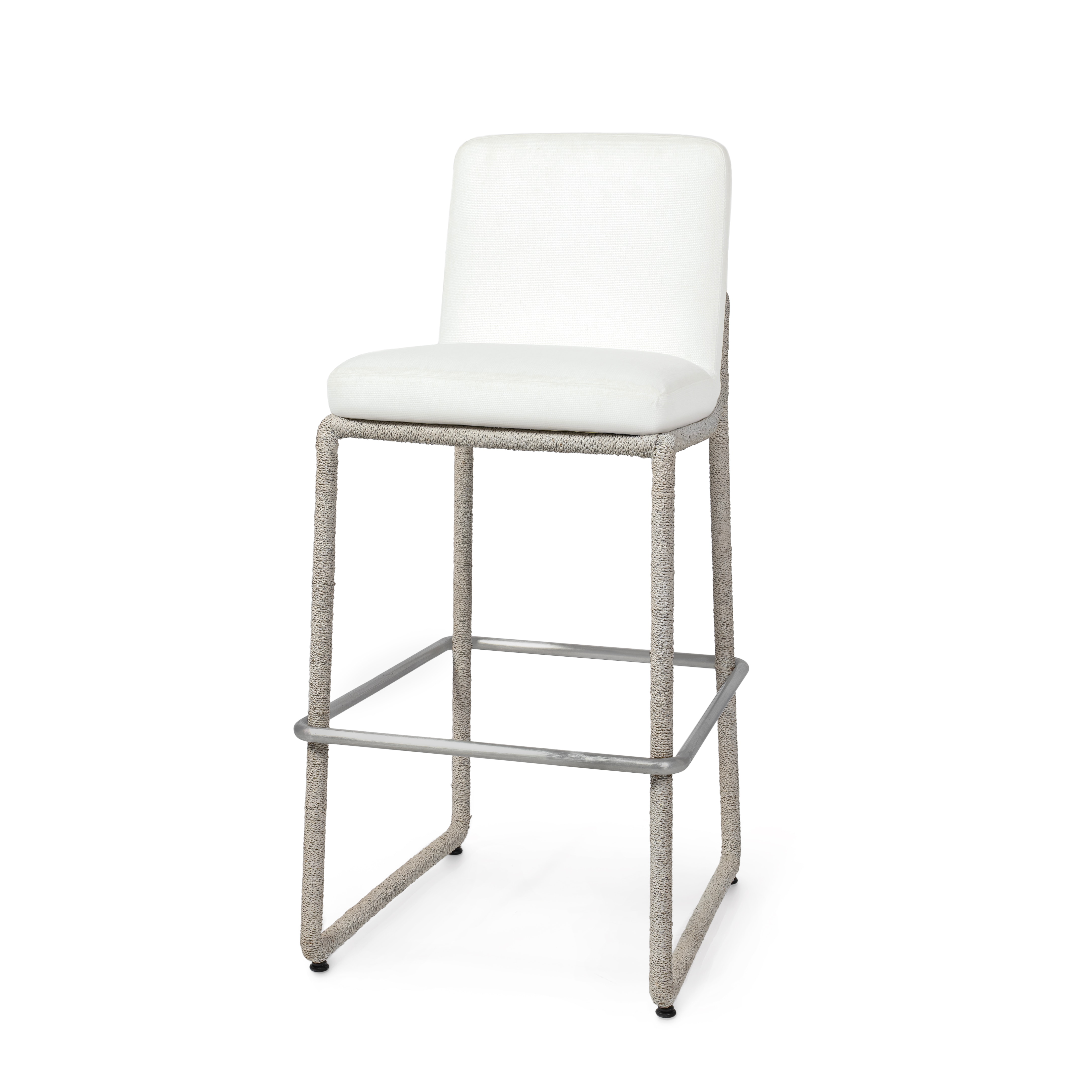 Palecek STILLWATER 30" BARSTOOL, WHITE SAND 7017-03
