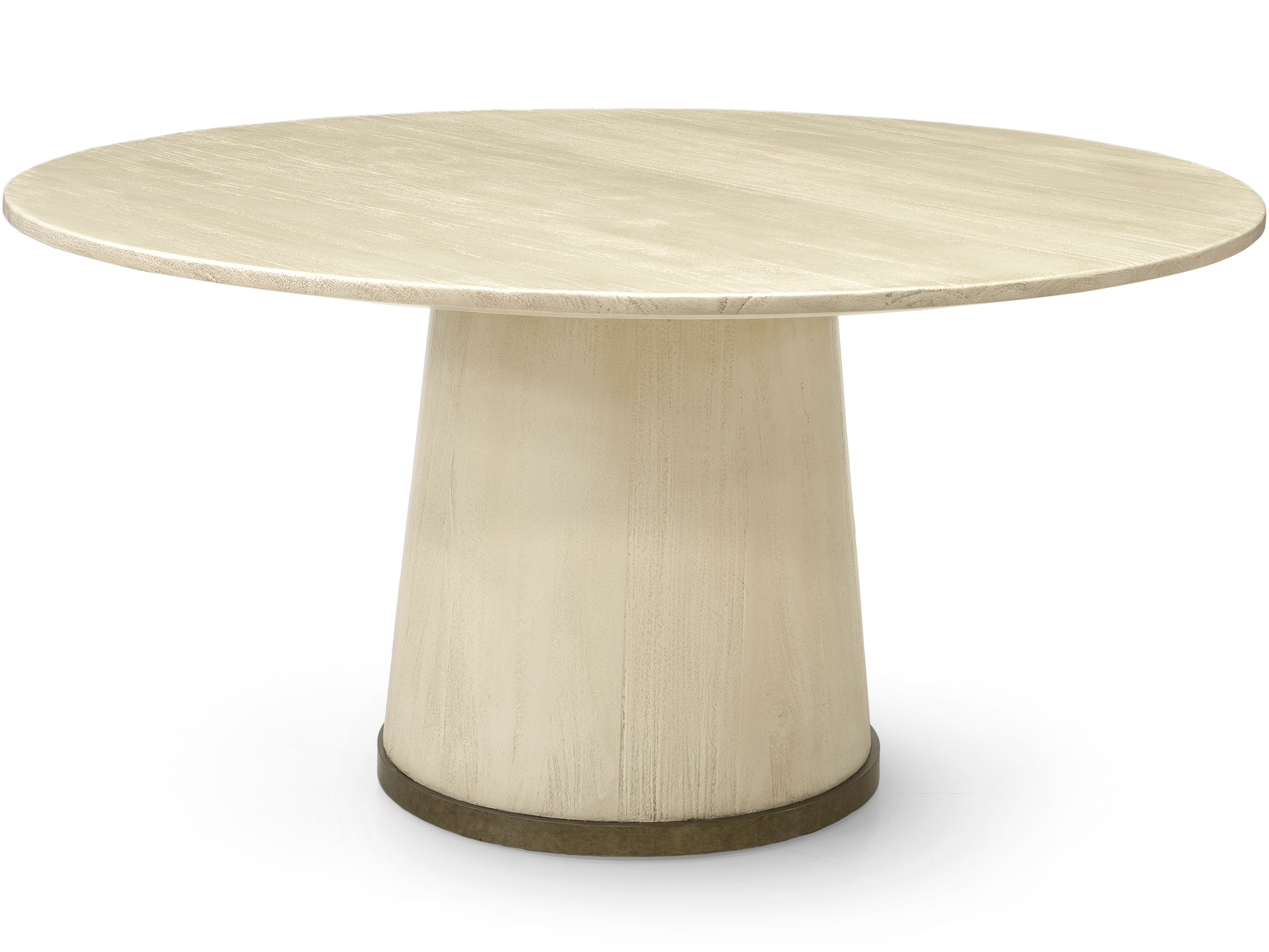 Palecek CONRAD DINING TABLE 60" GOLD 7053