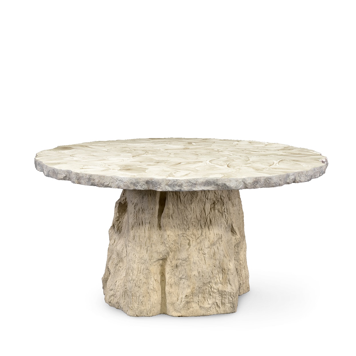 Palecek CAMILLA FOSSILIZED CLAM DINING TABLE, ROUND 7054-79