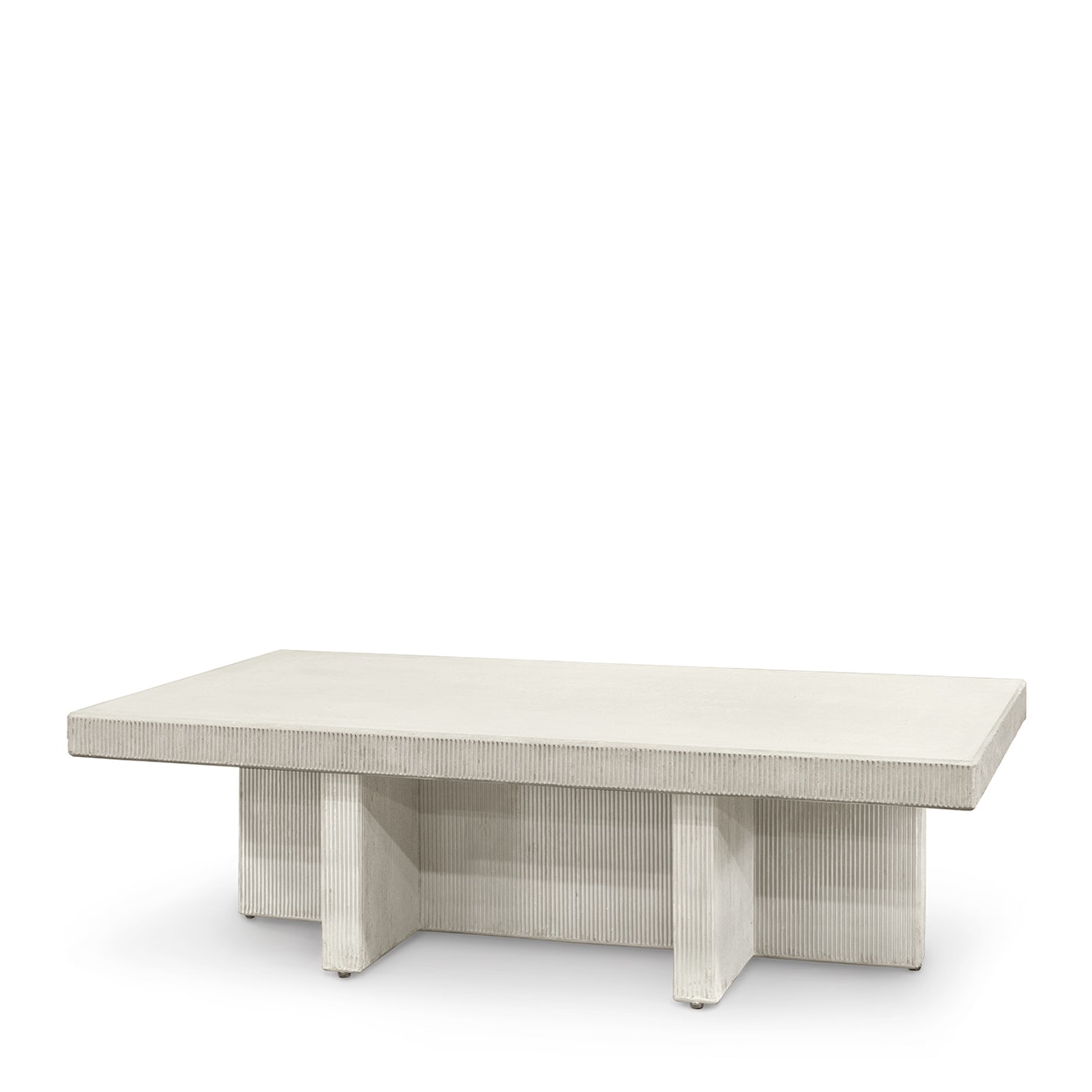 Palecek DELANO OUTDOOR COFFEE TABLE, WHITE 7055-18