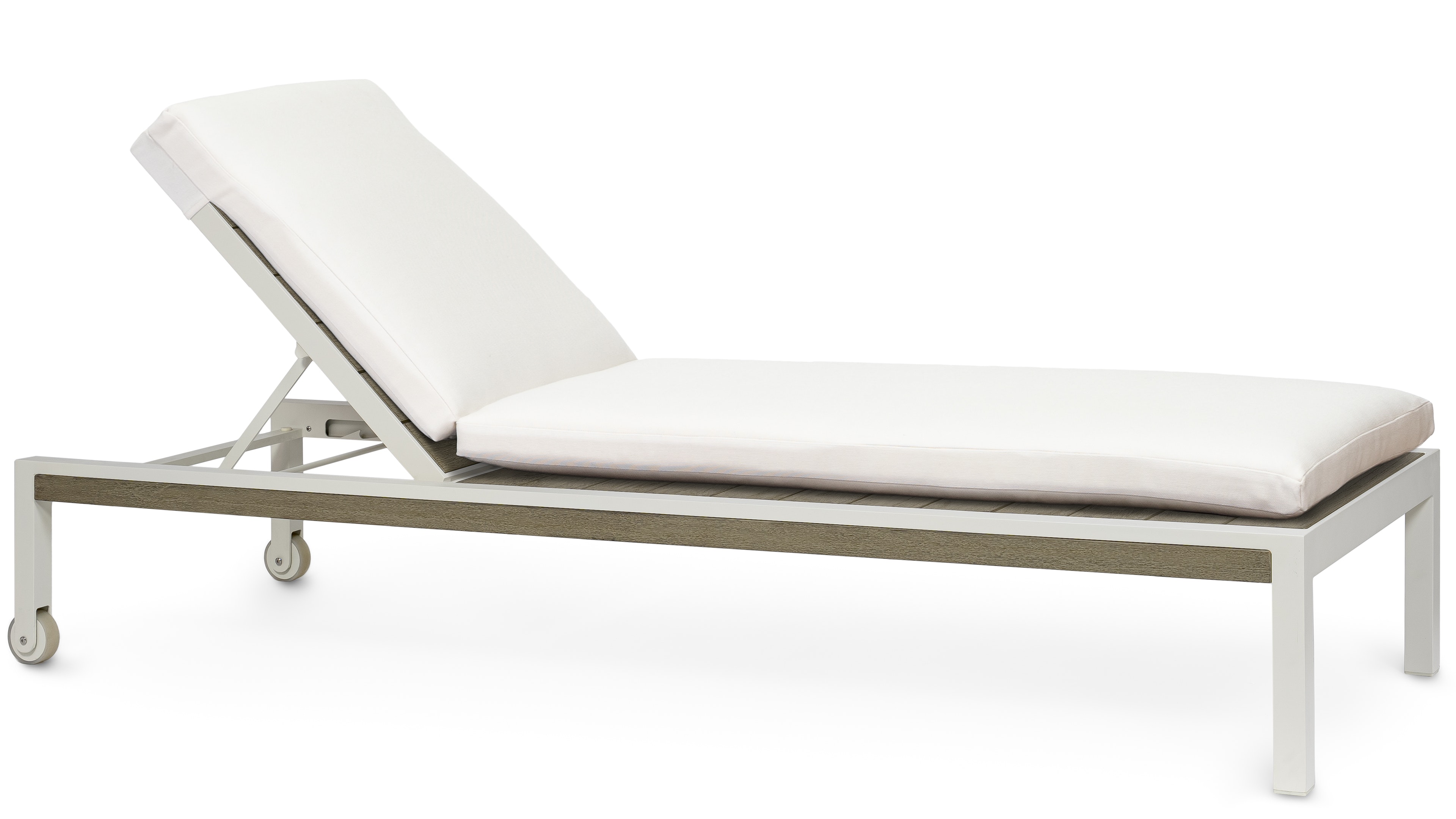 Palecek SOMERSET OUTDOOR CHAISE LOUNGE IVORY 7113-41