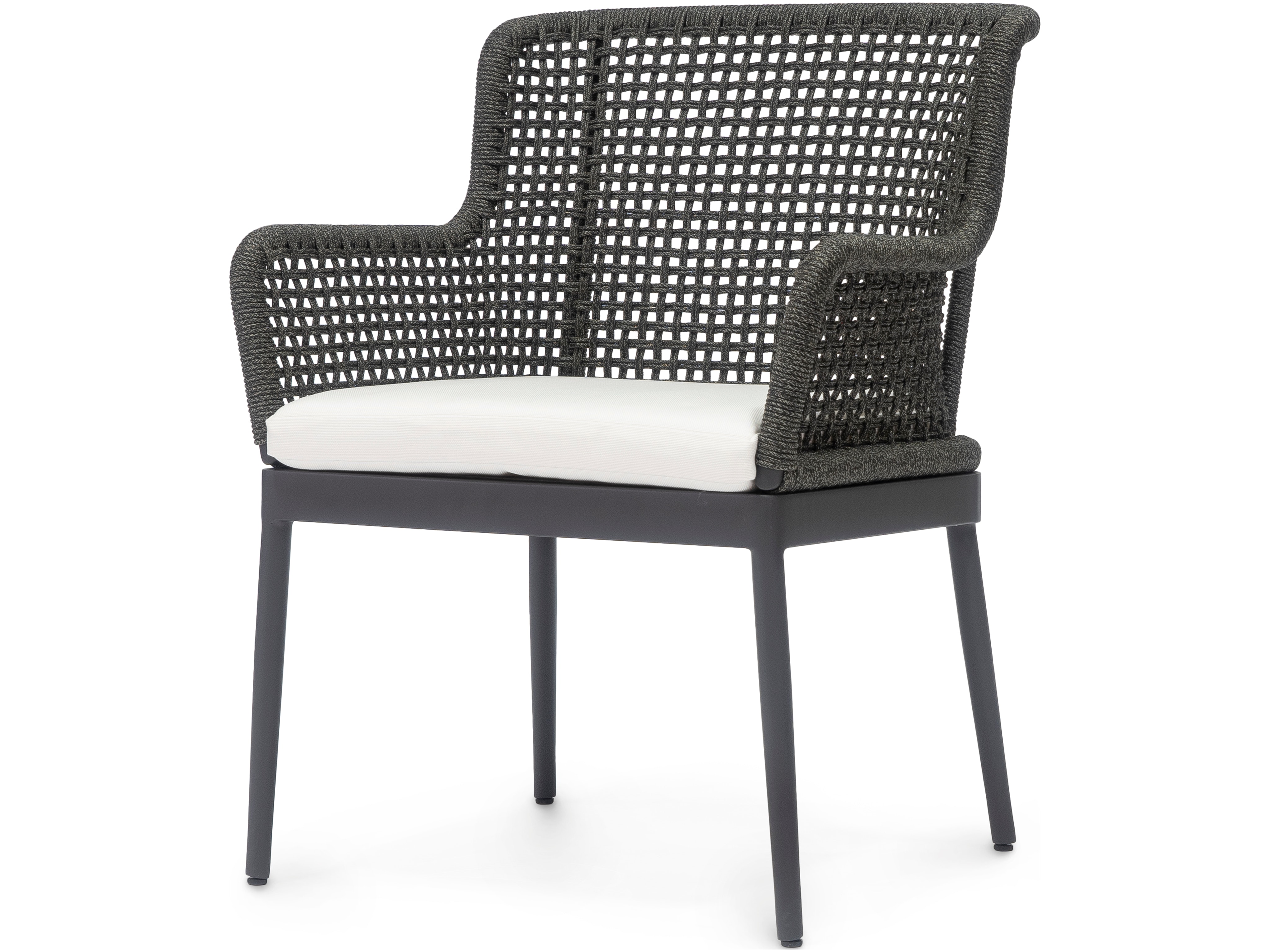 Palecek SOMERSET OUTDOOR ARM CHAIR CHARCOAL 7130-31