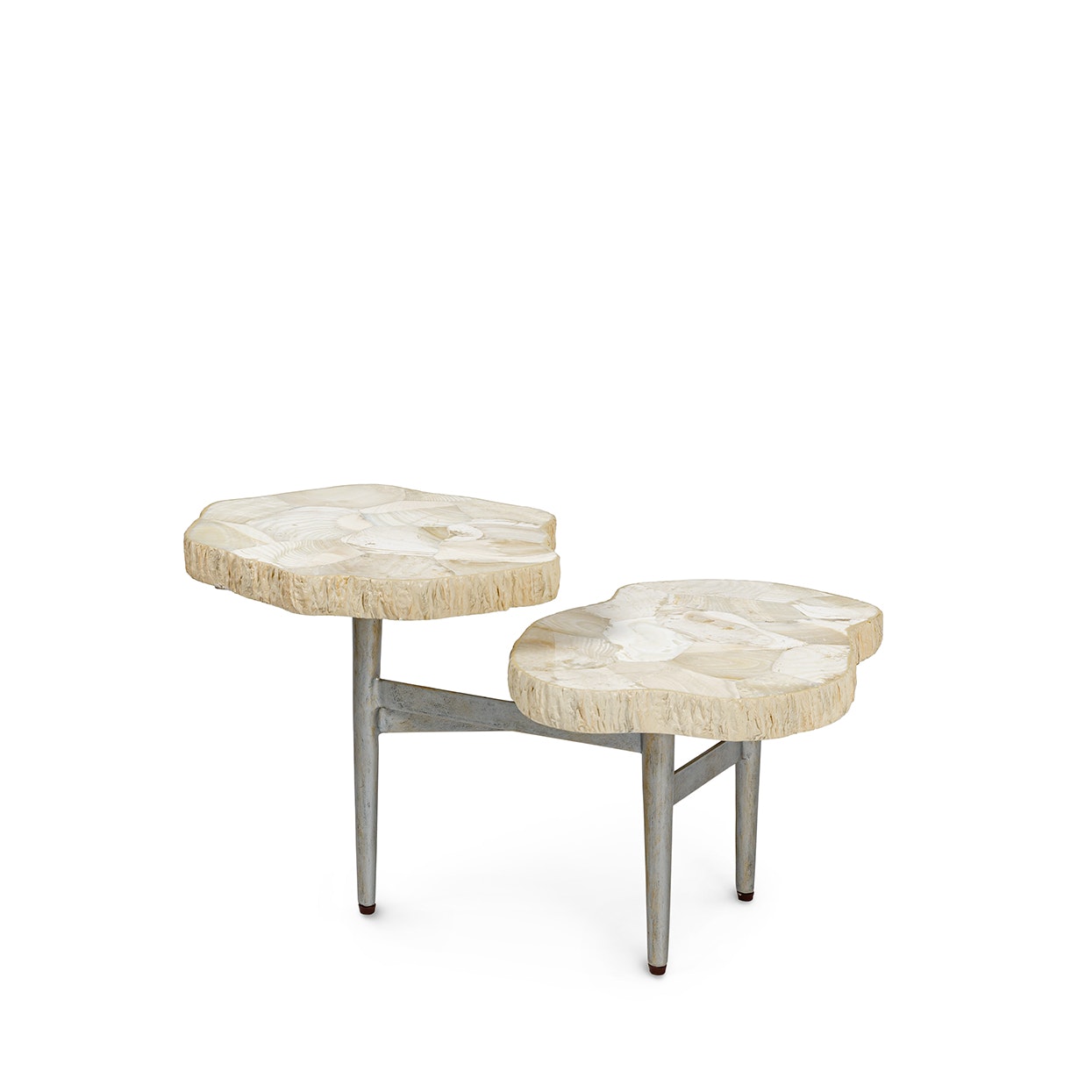 Palecek MERCED FOSSILIZED CLAM 2 TOP TABLE 7137-79