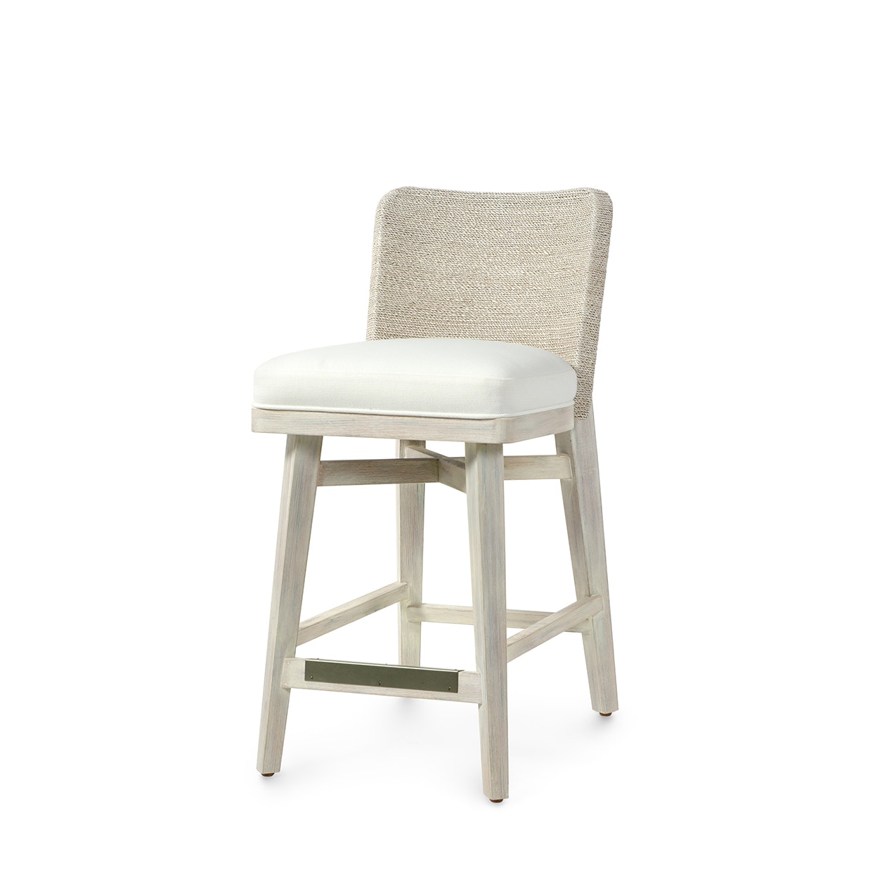 Palecek FRANCIS 24" COUNTER STOOL, WHITEWASH 7139-03