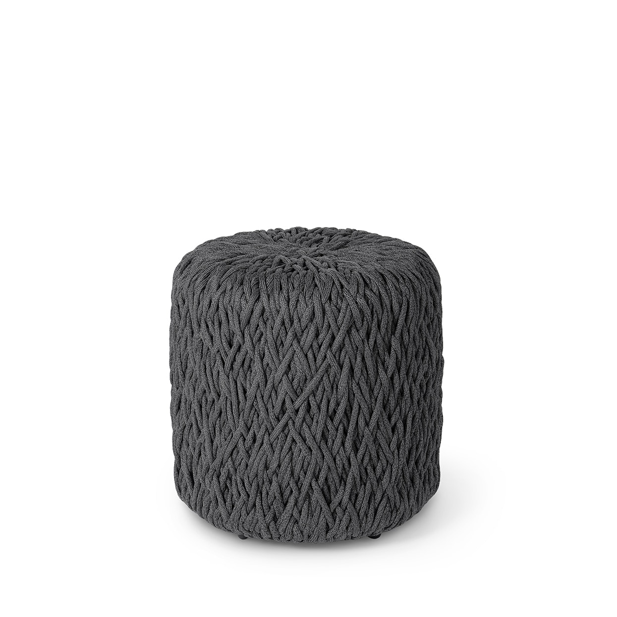 Palecek CARTER OUTDOOR HASSOCK, BLACK 7152-10