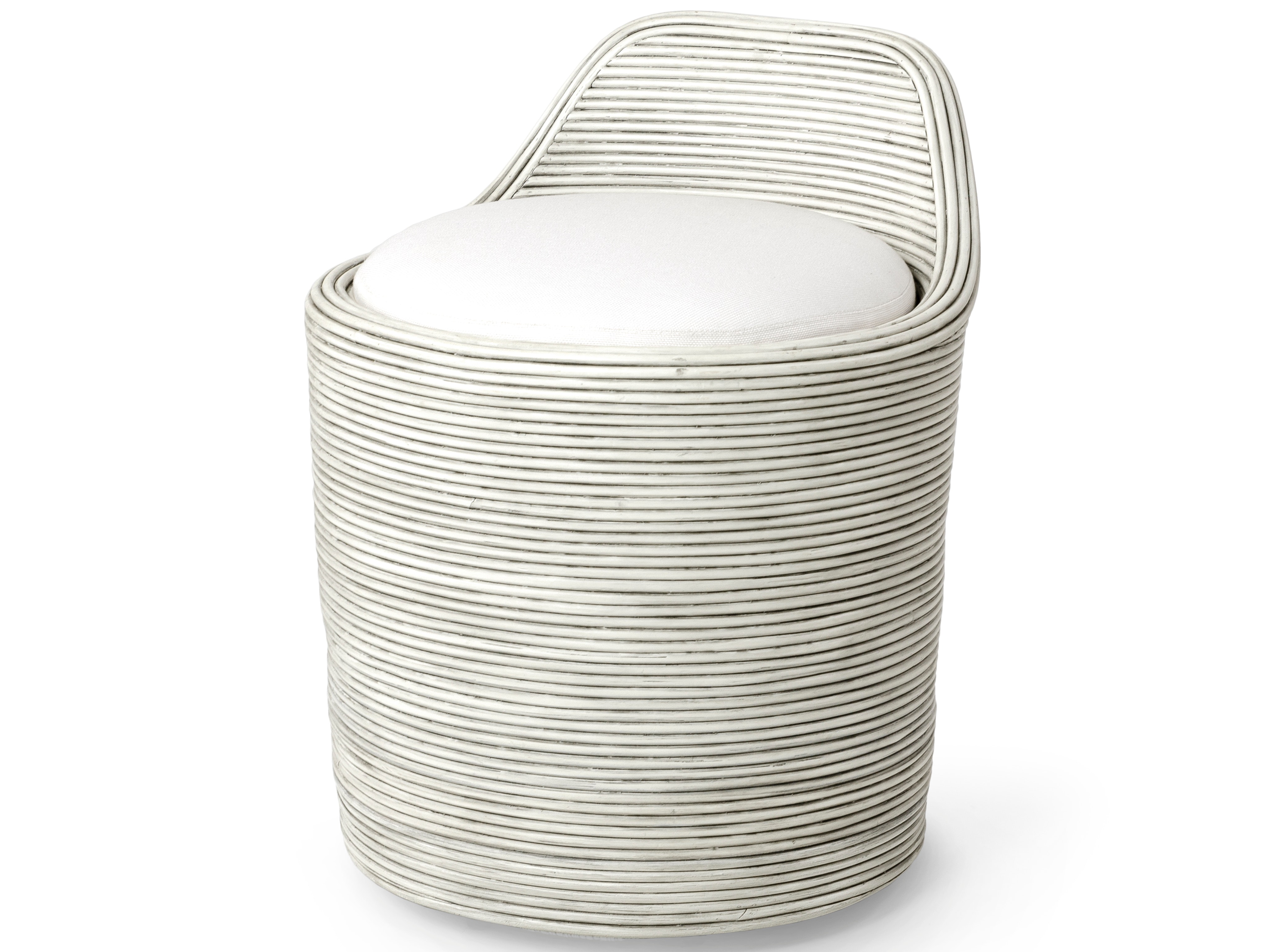 Palecek ENZO SWIVEL STOOL WHITEWASH 7163-03