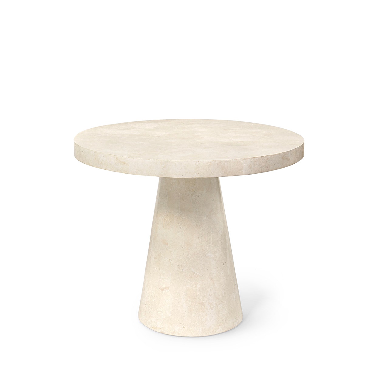 Palecek FOLEY STONE OUTDOOR BISTRO TABLE, WHITE 7172-41