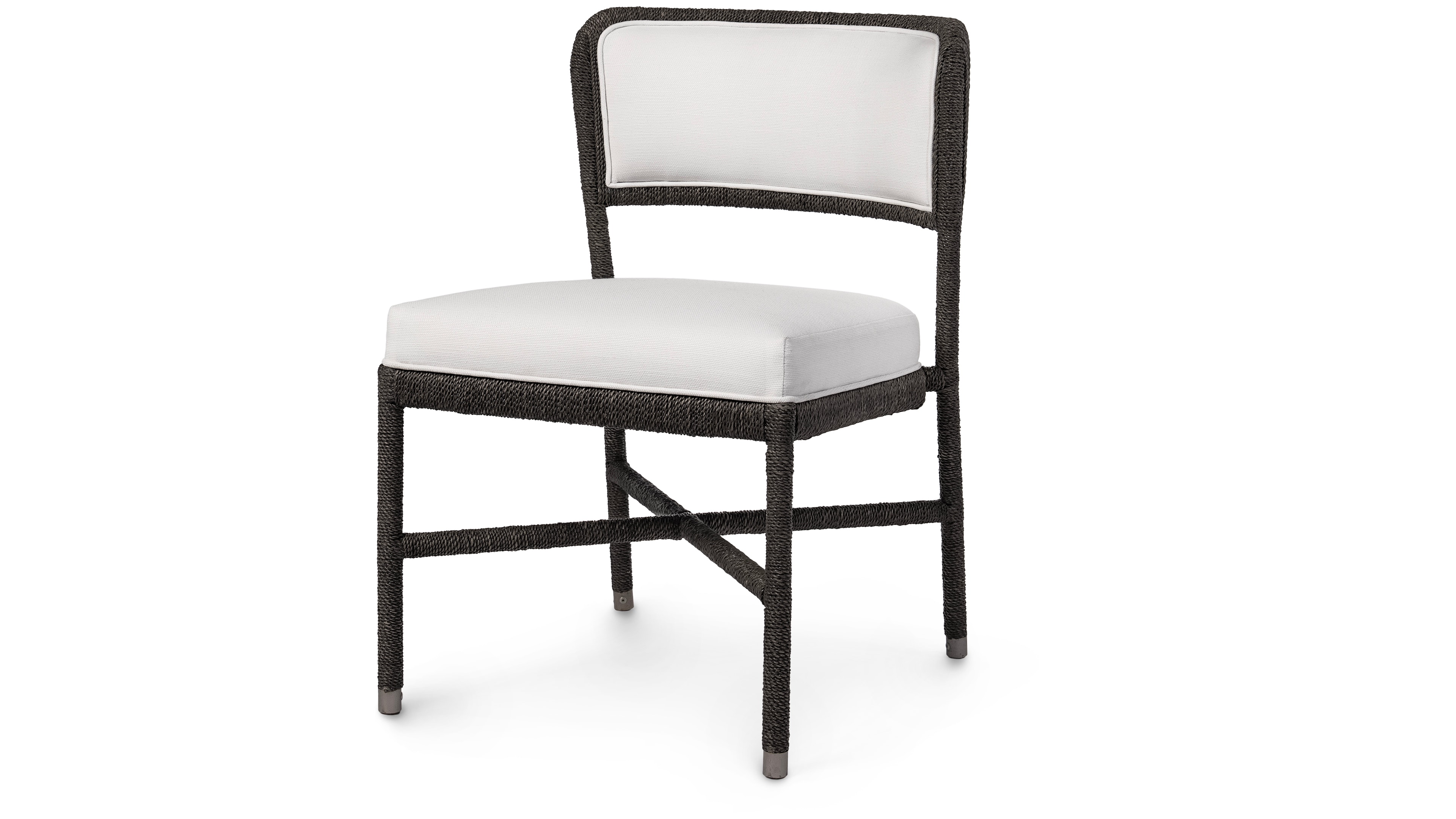 Palecek BARLOW SIDE CHAIR, CHARCOAL 7195-69