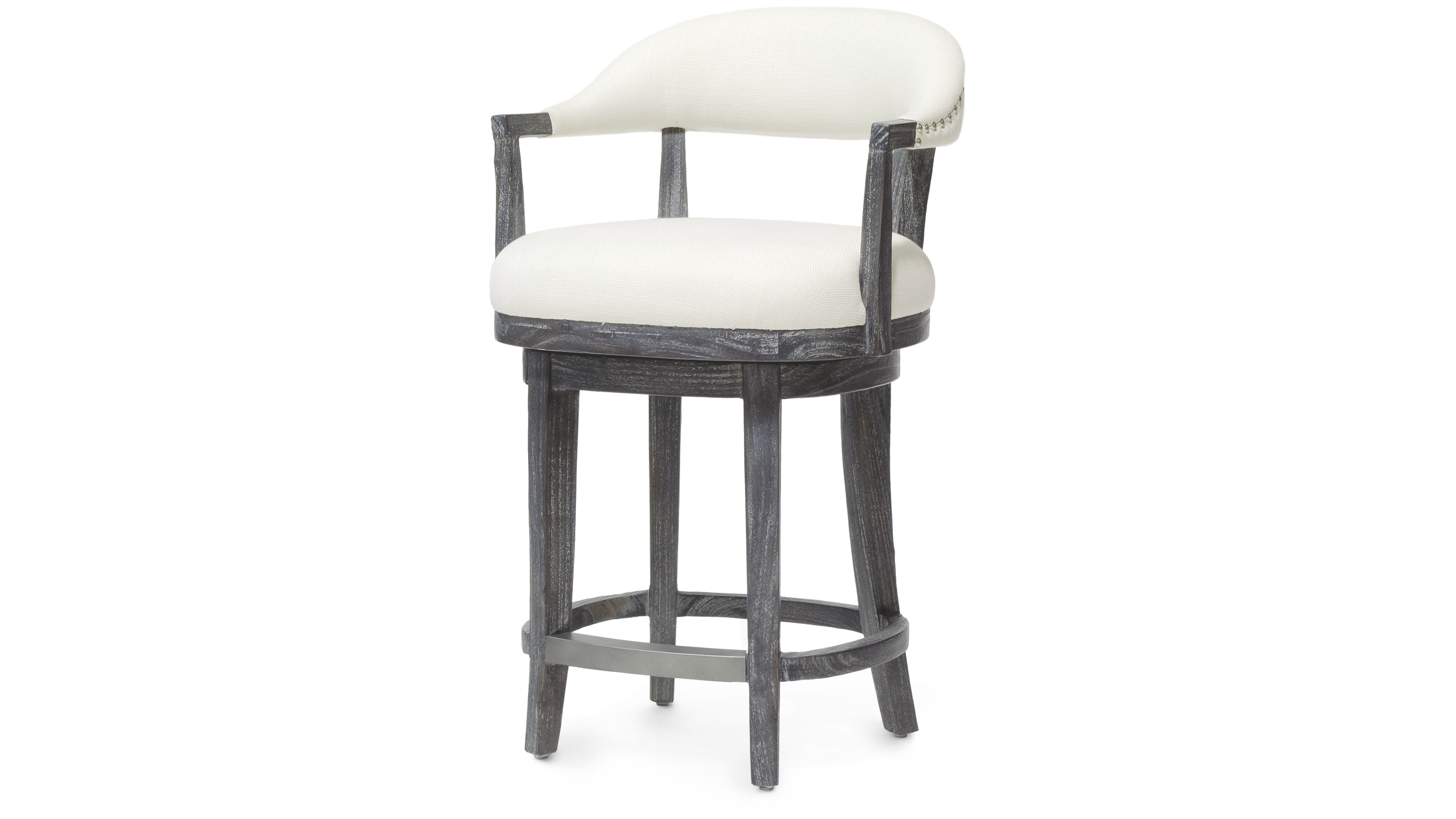 Palecek MENLO 24" SWIVEL COUNTER STOOL DISTRESSED 7249