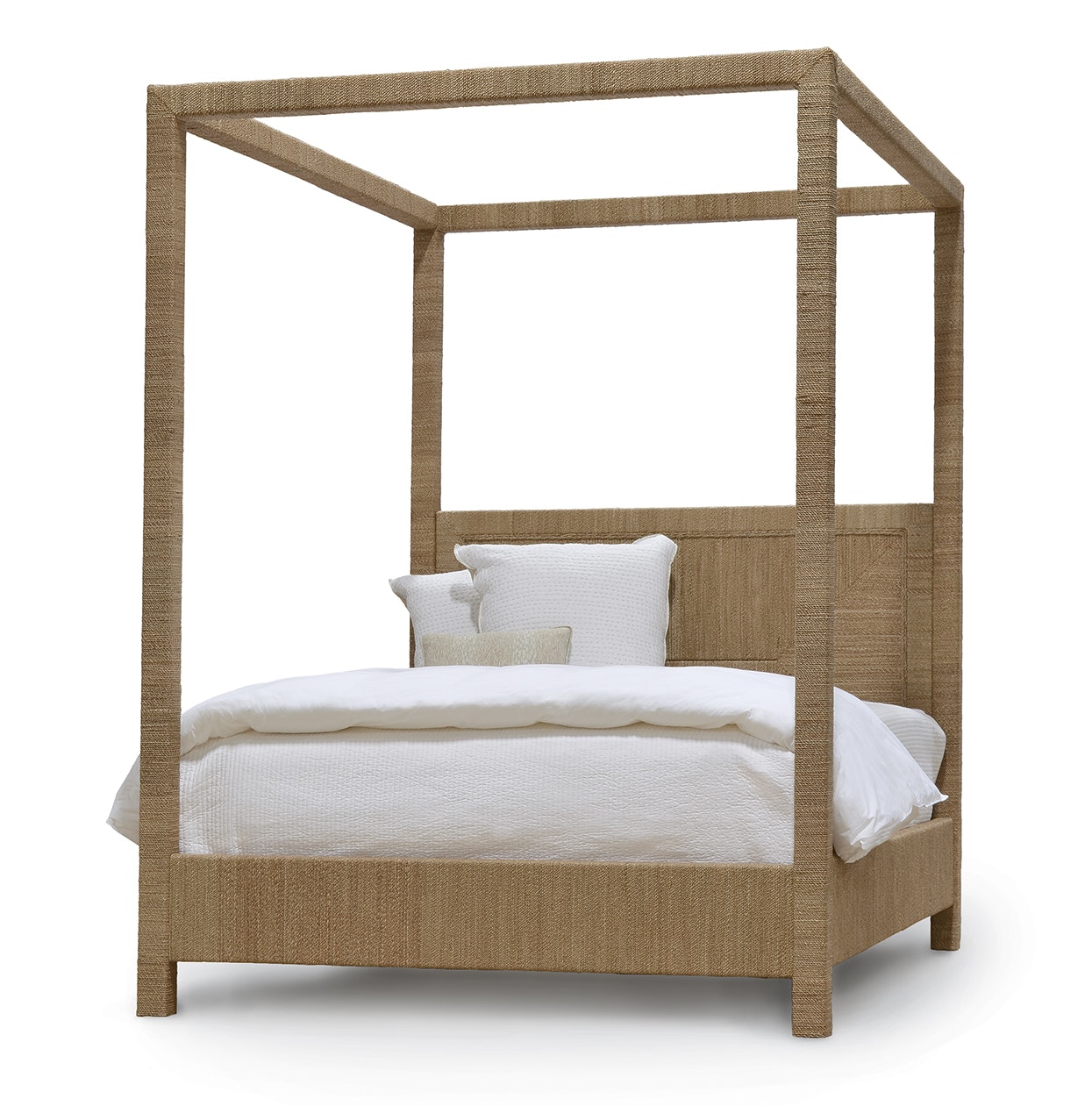 Palecek WOODSIDE CANOPY BED KING, NATURAL 7333-01