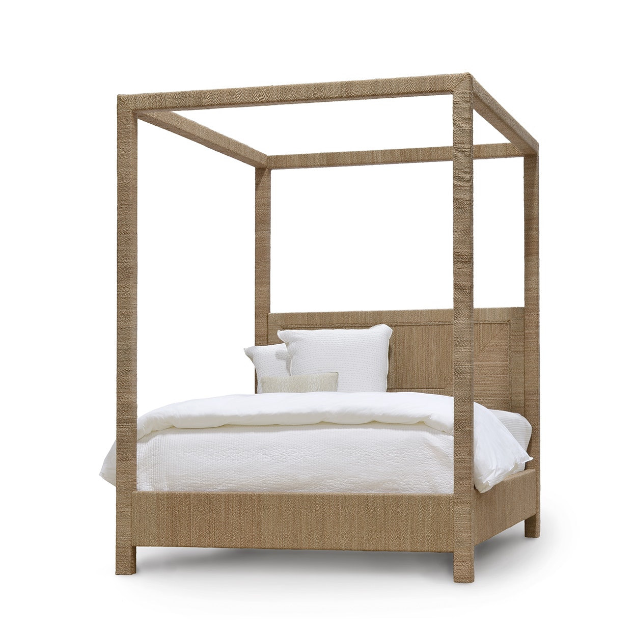 Palecek WOODSIDE CANOPY BED QUEEN, NATURAL 7335-01